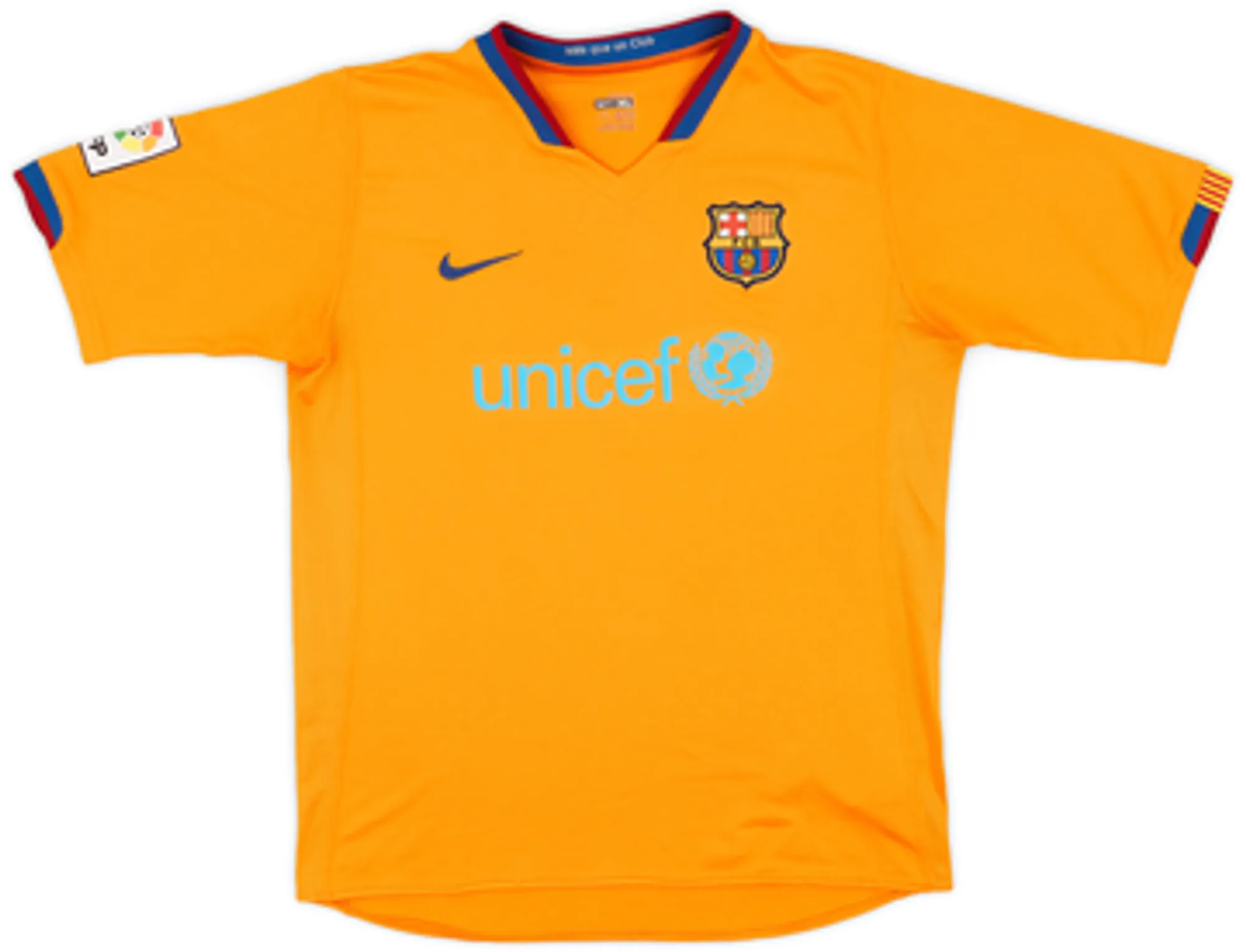 Nike Barcelona Boys SS Away Shirt 2006/08