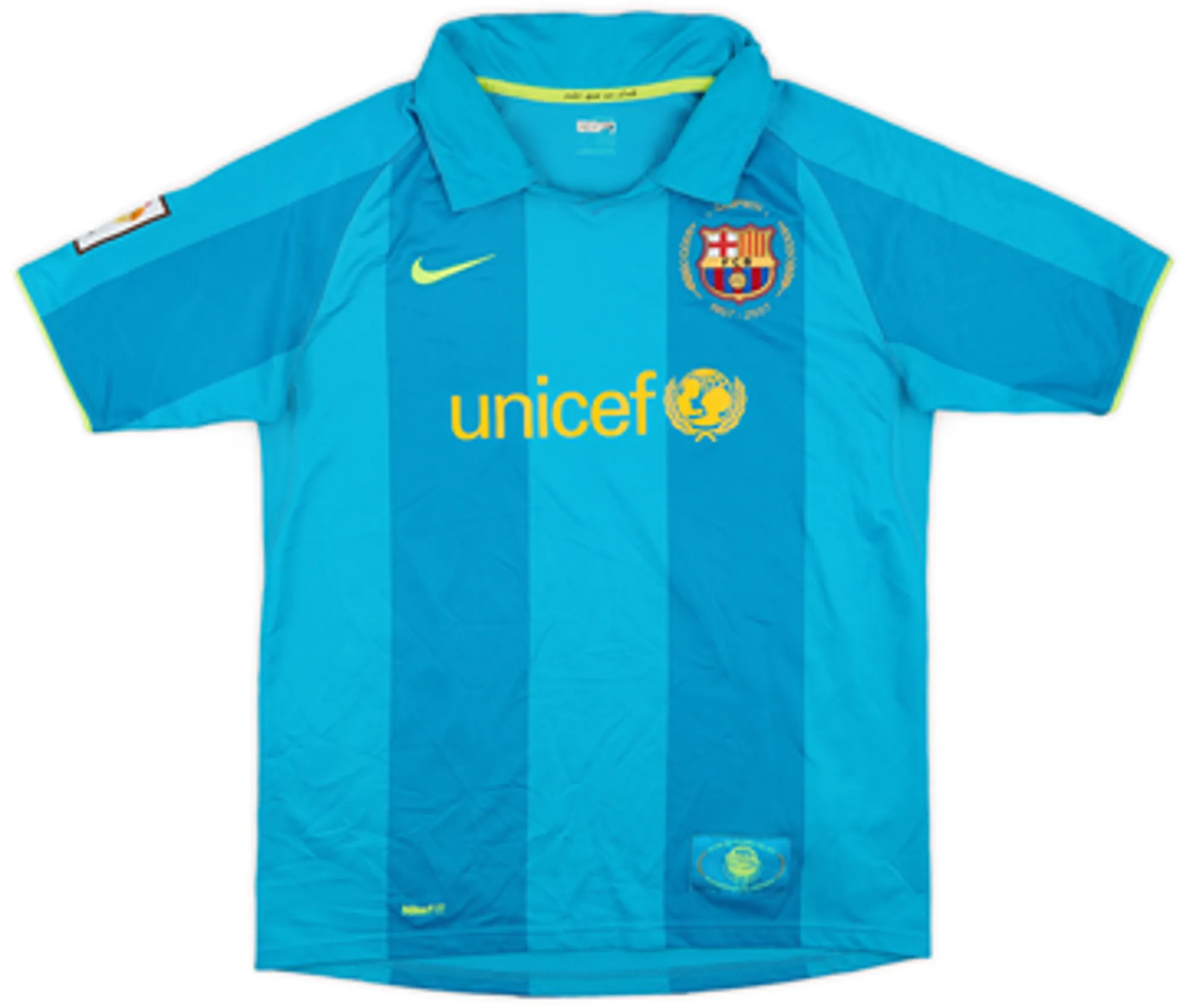 Nike Barcelona Boys SS Away Shirt 2007/09