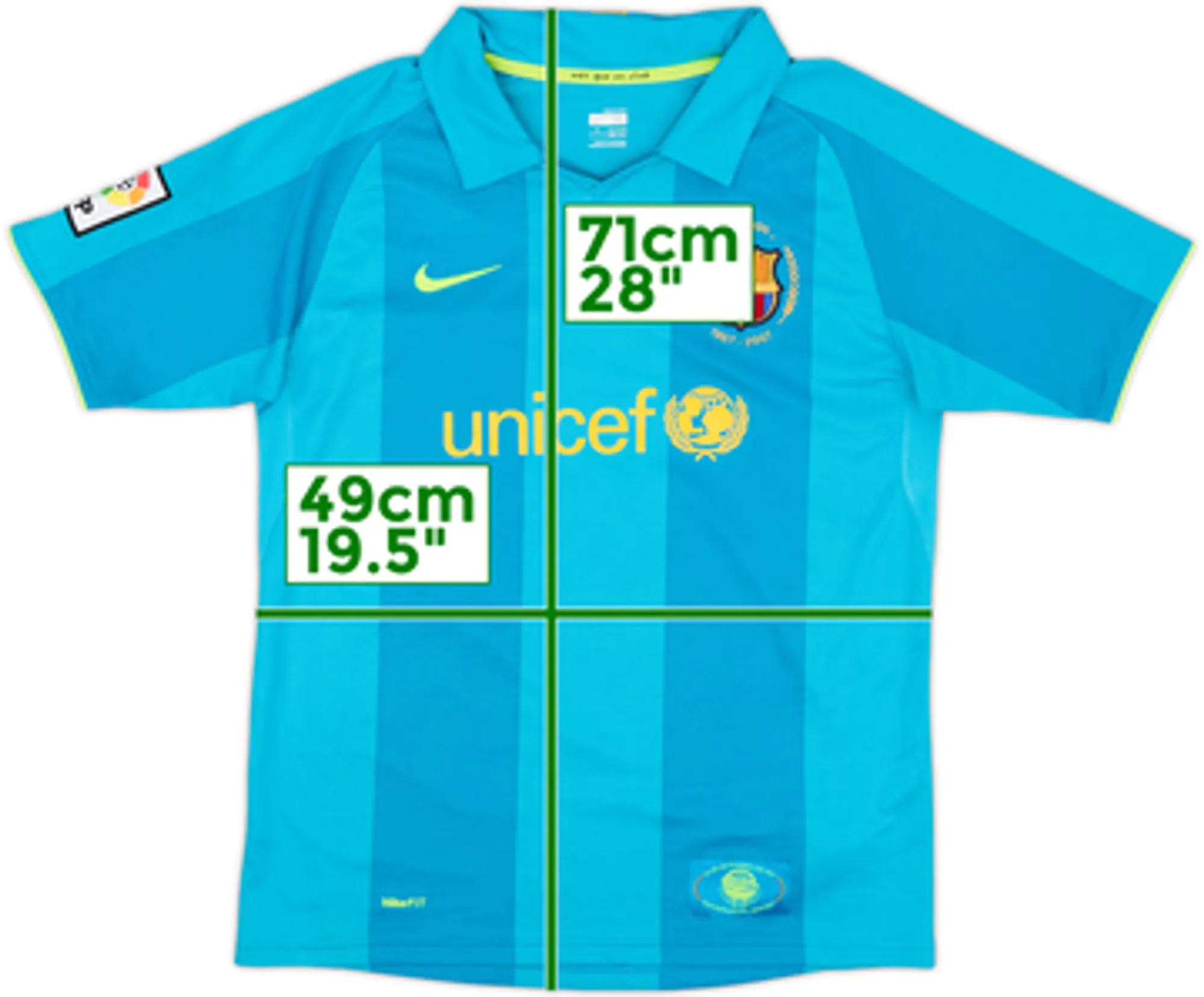 Nike Barcelona Boys SS Away Shirt 2007/09