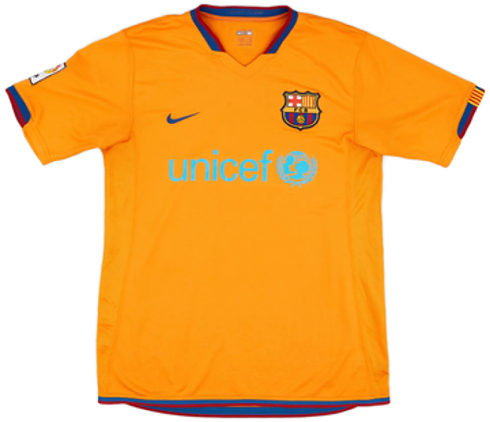 Nike Barcelona Boys SS Away Shirt 2006/08