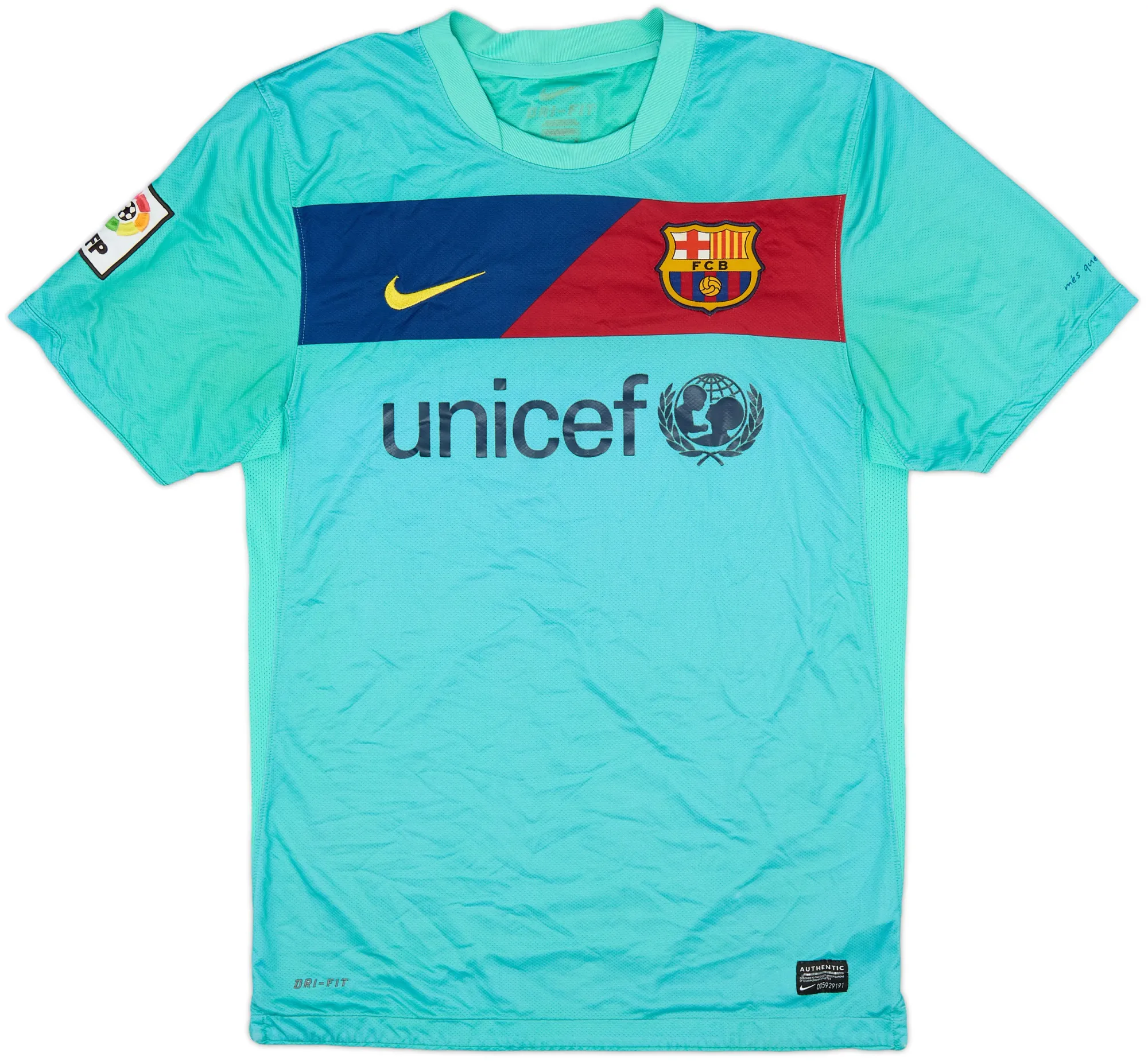 Nike Barcelona Mens SS Away Shirt 2010/11