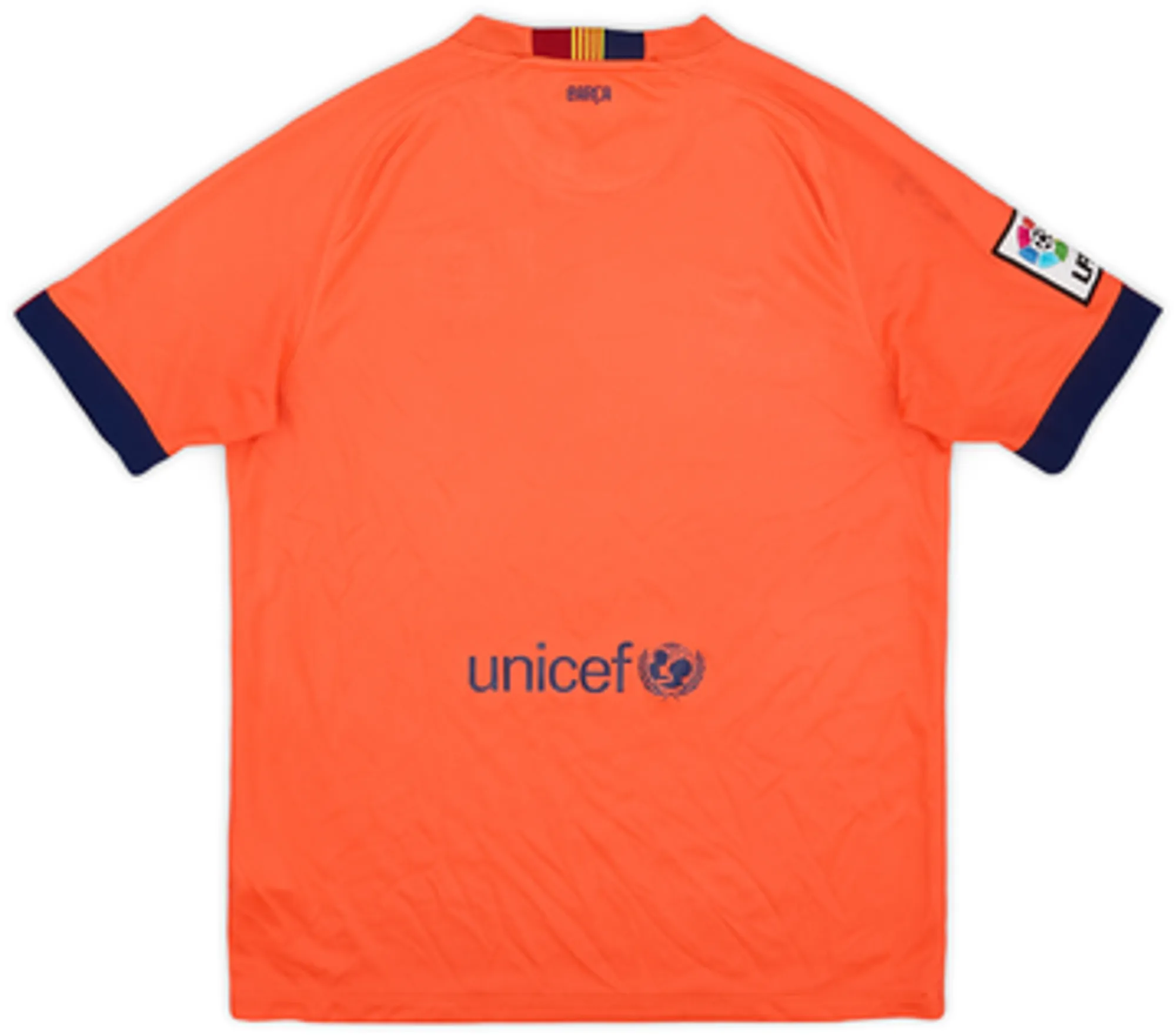 Nike Barcelona Boys SS Away Shirt 2014/15