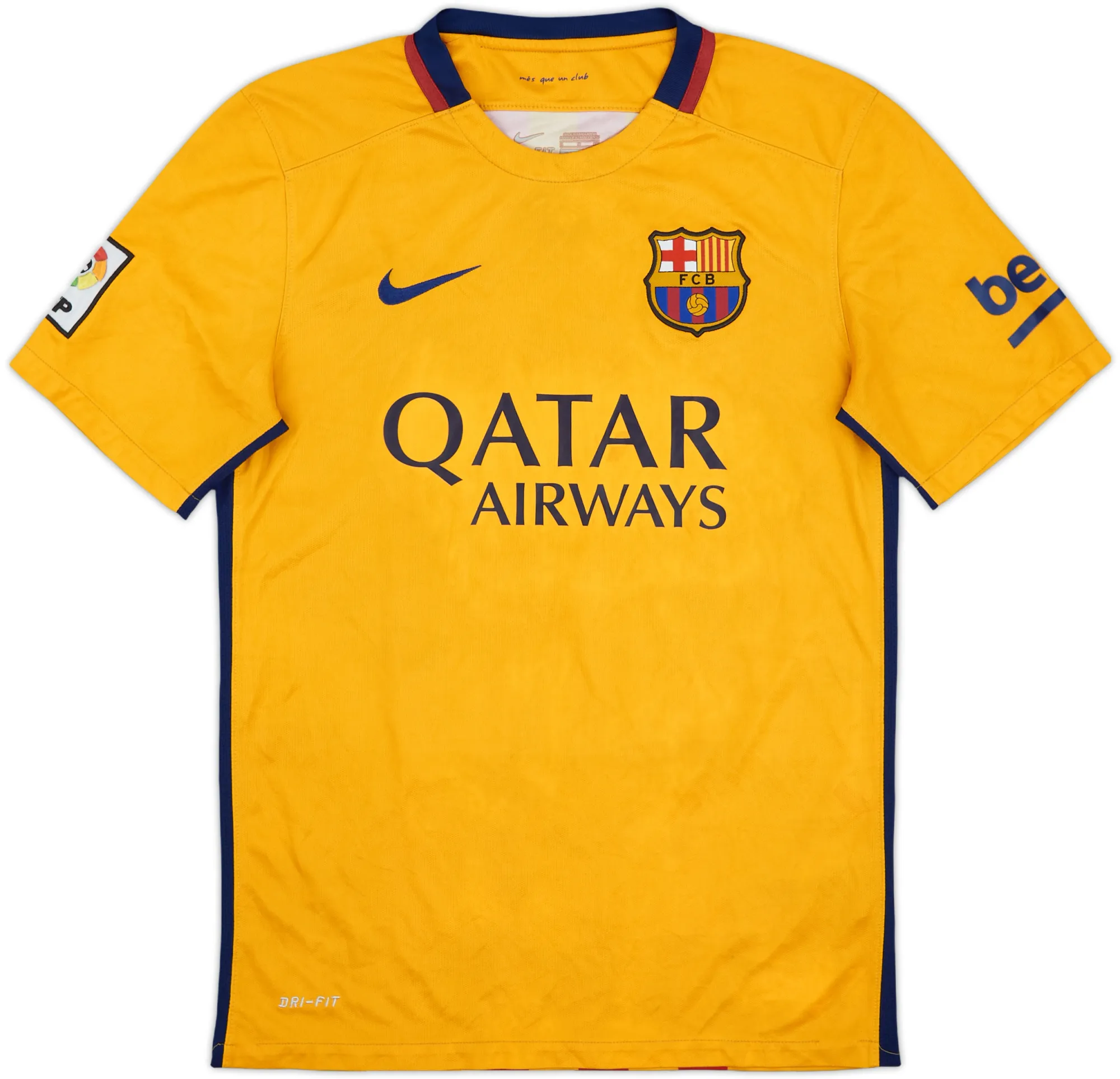 Nike Barcelona Mens SS Away Shirt 2015/16