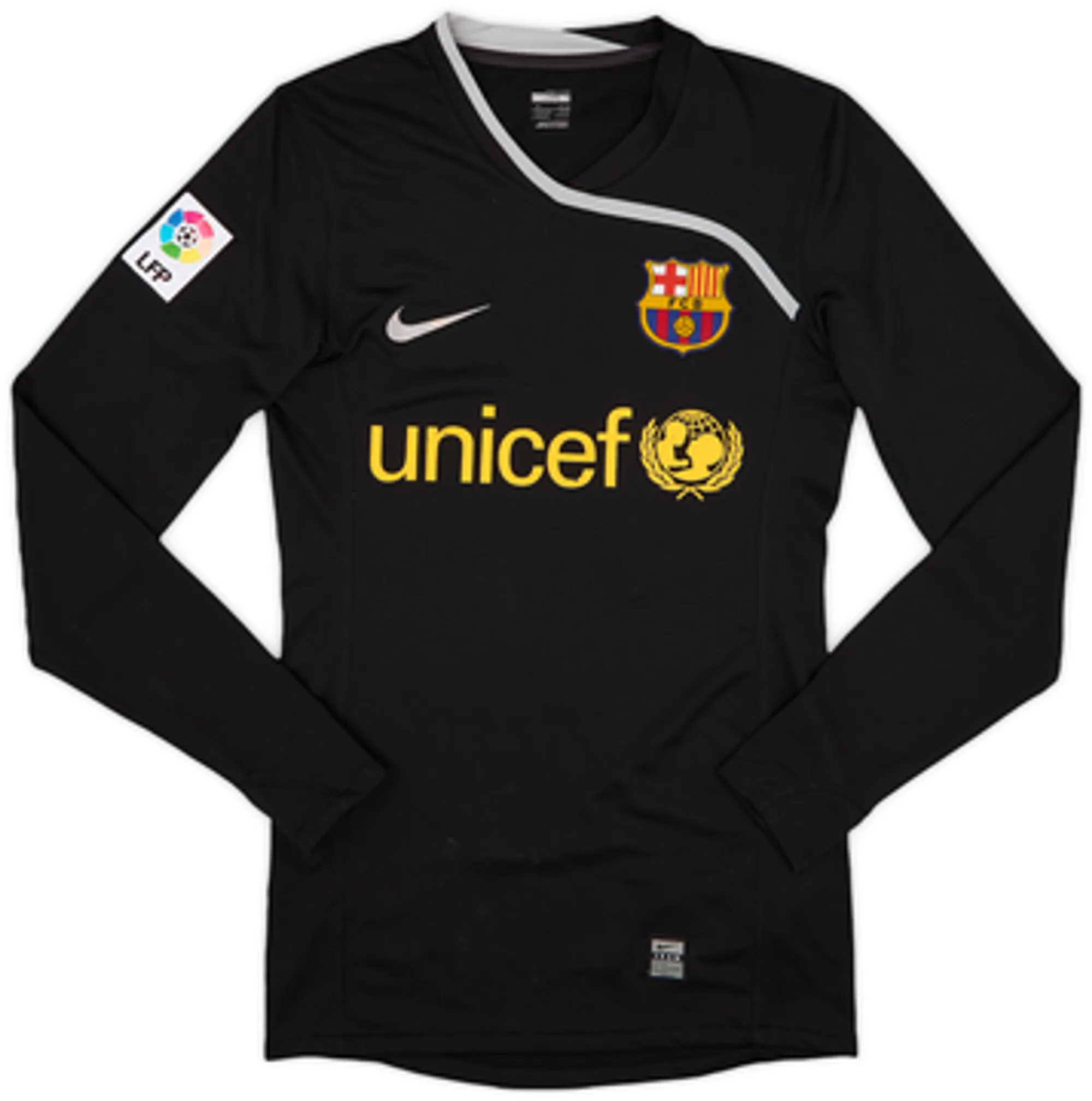 Nike Barcelona Mens LS Goalkeeper Home Shirt 2008/09