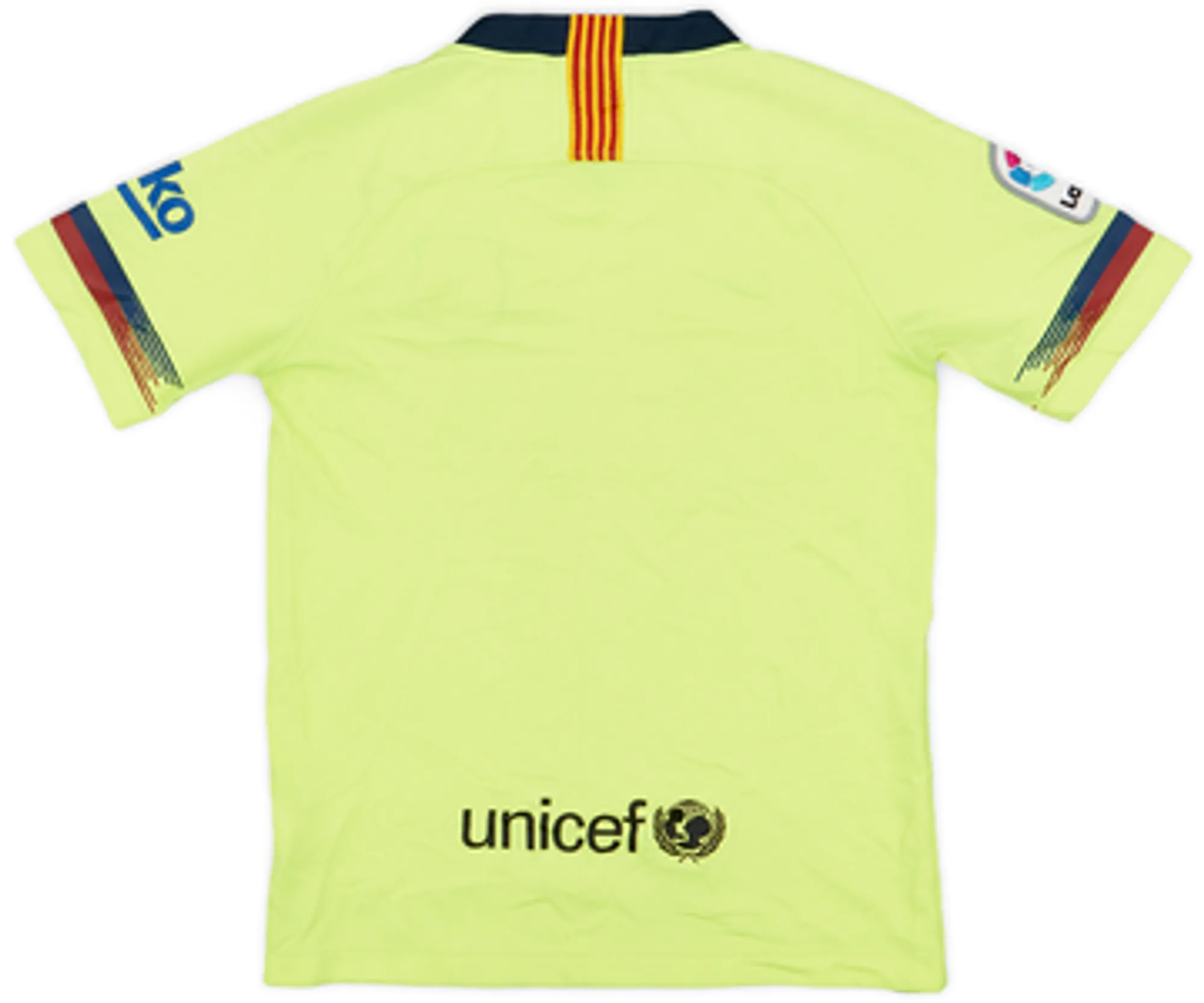 Nike Barcelona Boys SS Away Shirt 2018/19