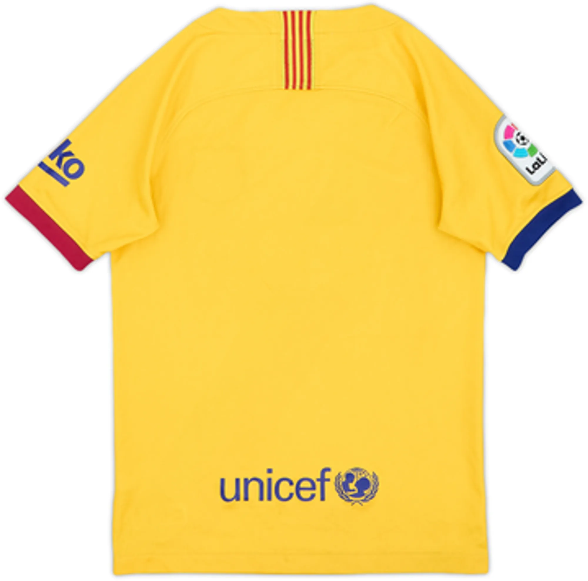 Nike Barcelona Boys SS Away Shirt 2019/20