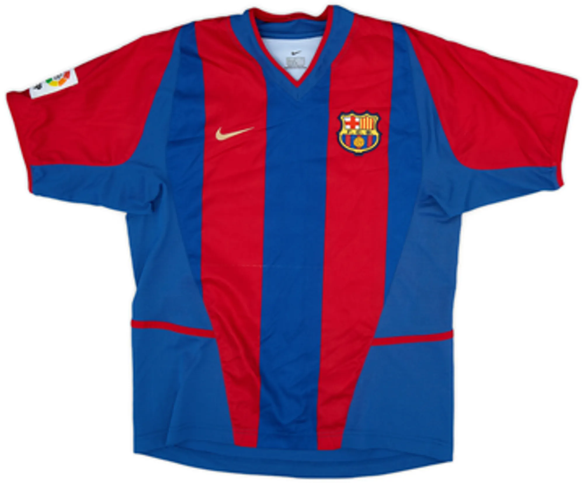 Nike Barcelona Boys SS Home Shirt 2002/03