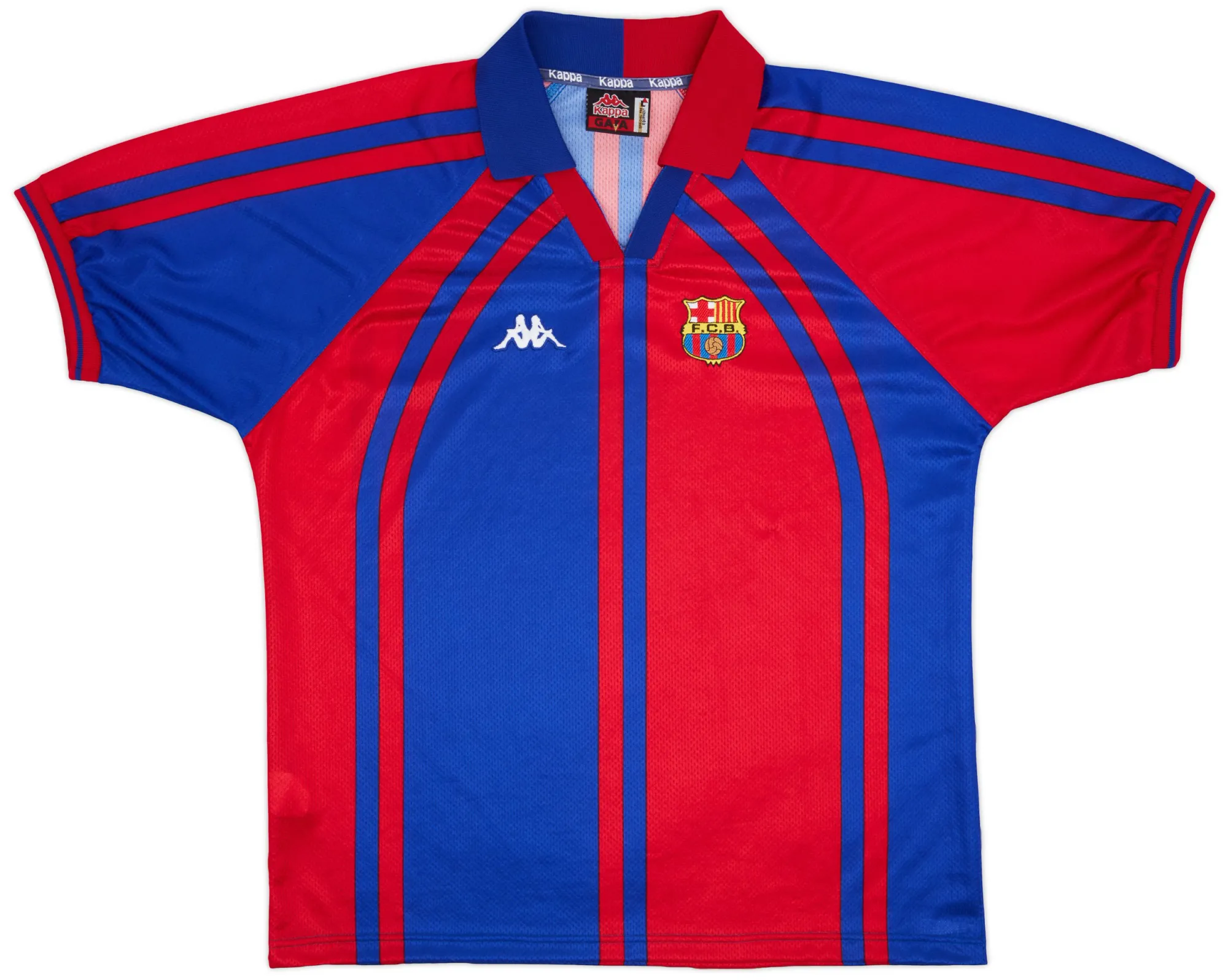 Kappa Barcelona Mens SS Home European Shirt 1997/98