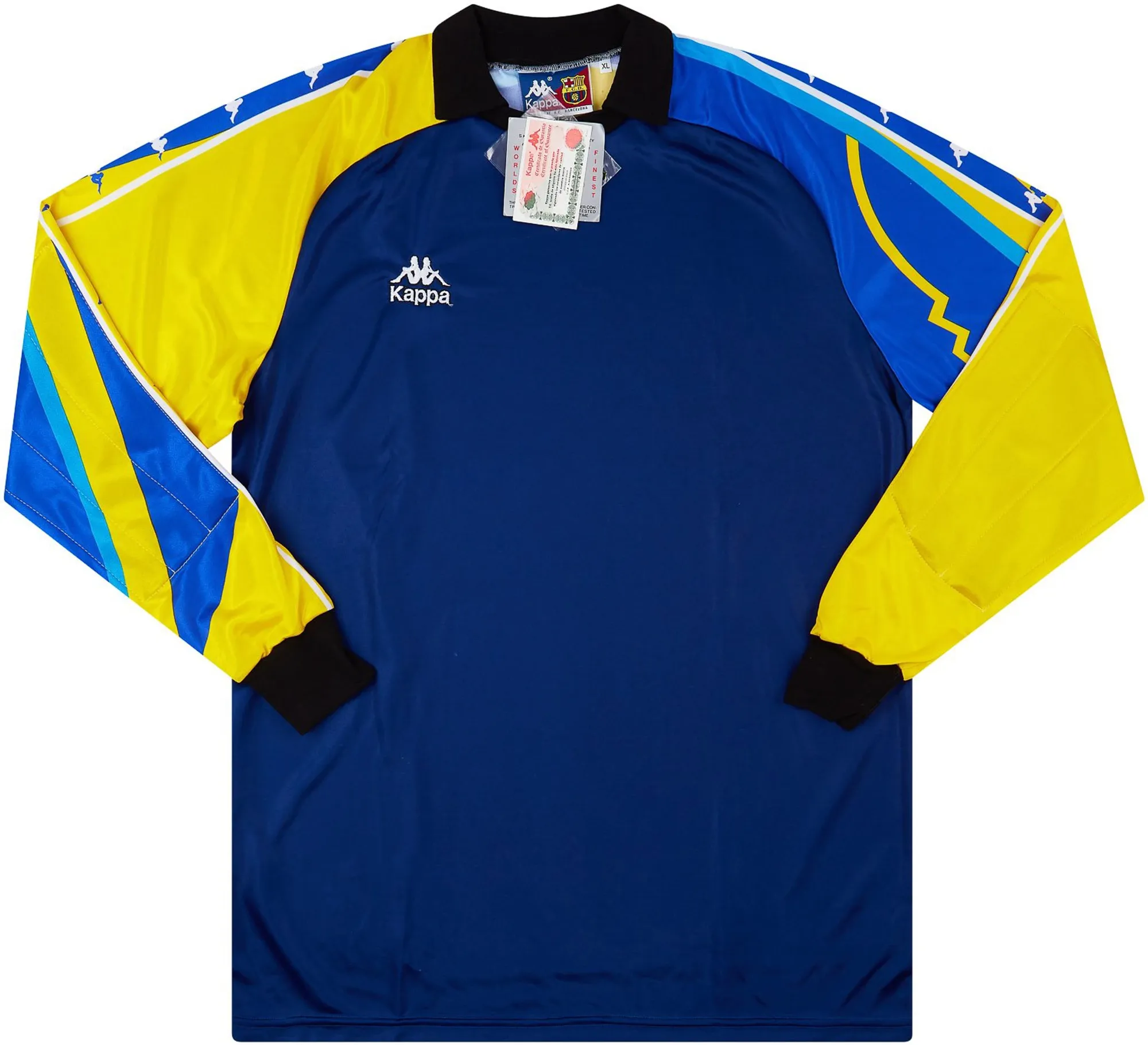 Kappa Barcelona Mens LS Goalkeeper Home Shirt 1995/96