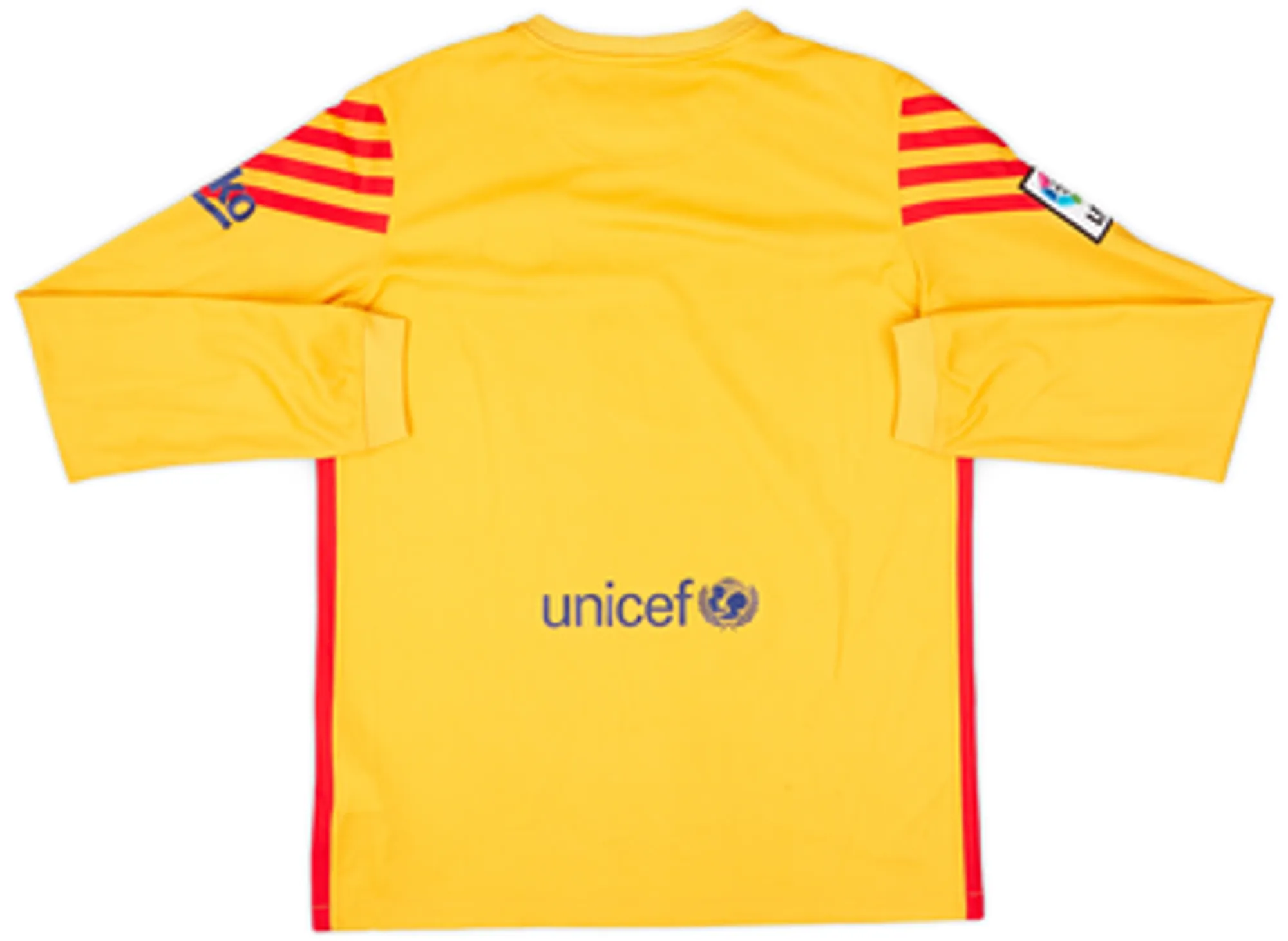 Nike Barcelona Boys LS Goalkeeper Home Shirt 2015/16