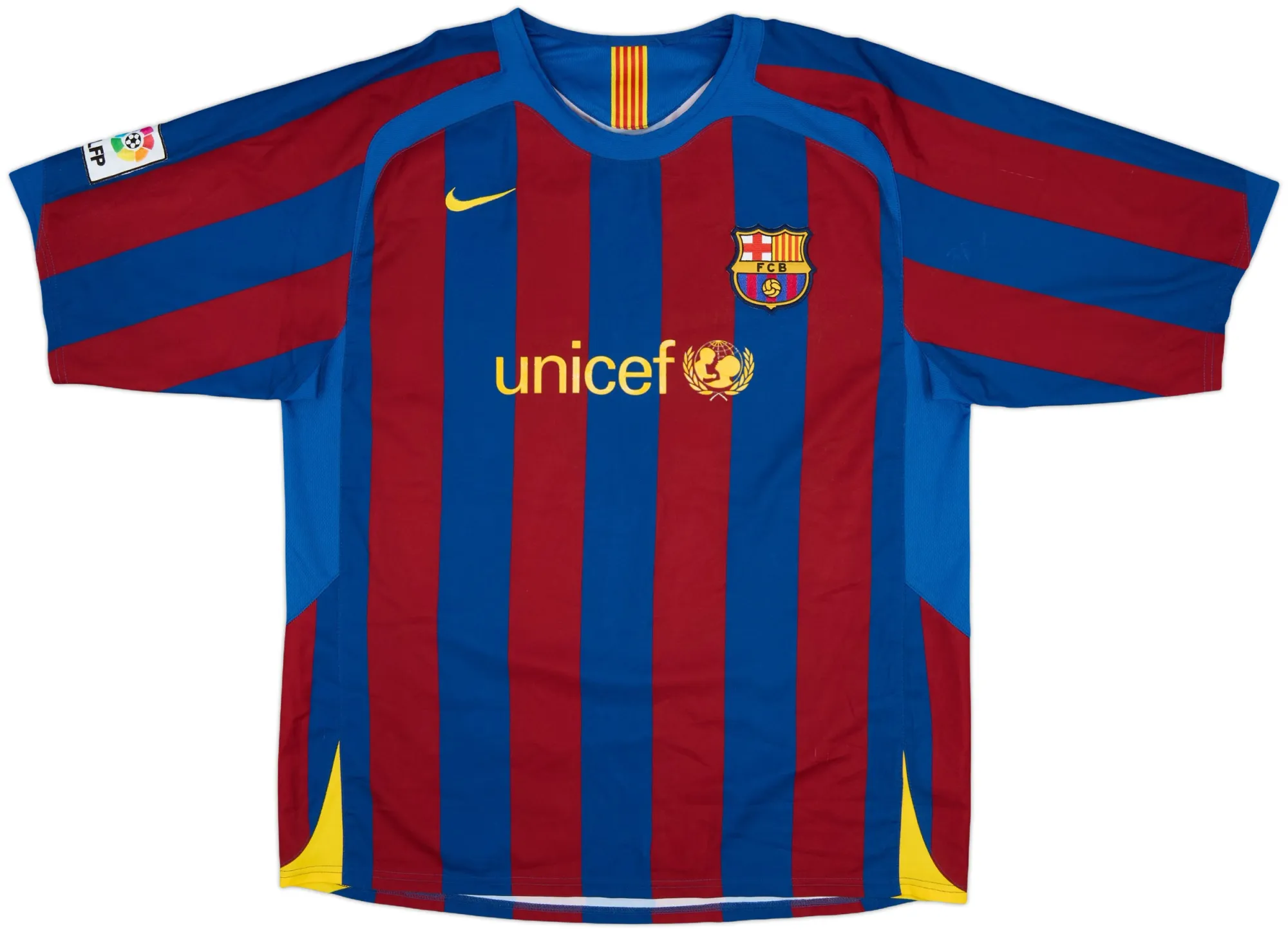 Nike Barcelona Mens SS Home Shirt 2005/06