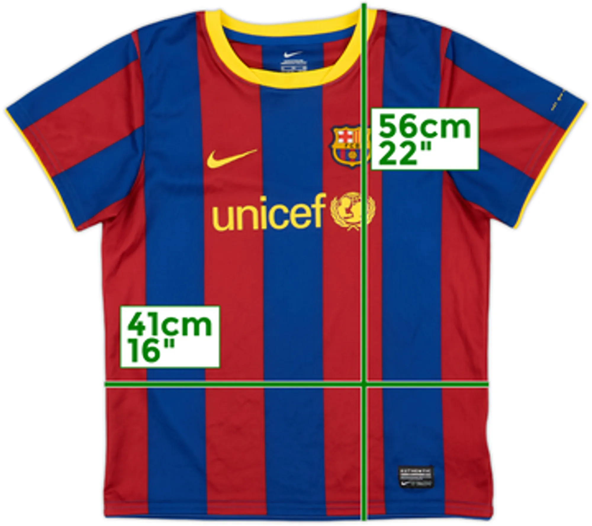 Nike Barcelona Mens SS Home Shirt 2010/11