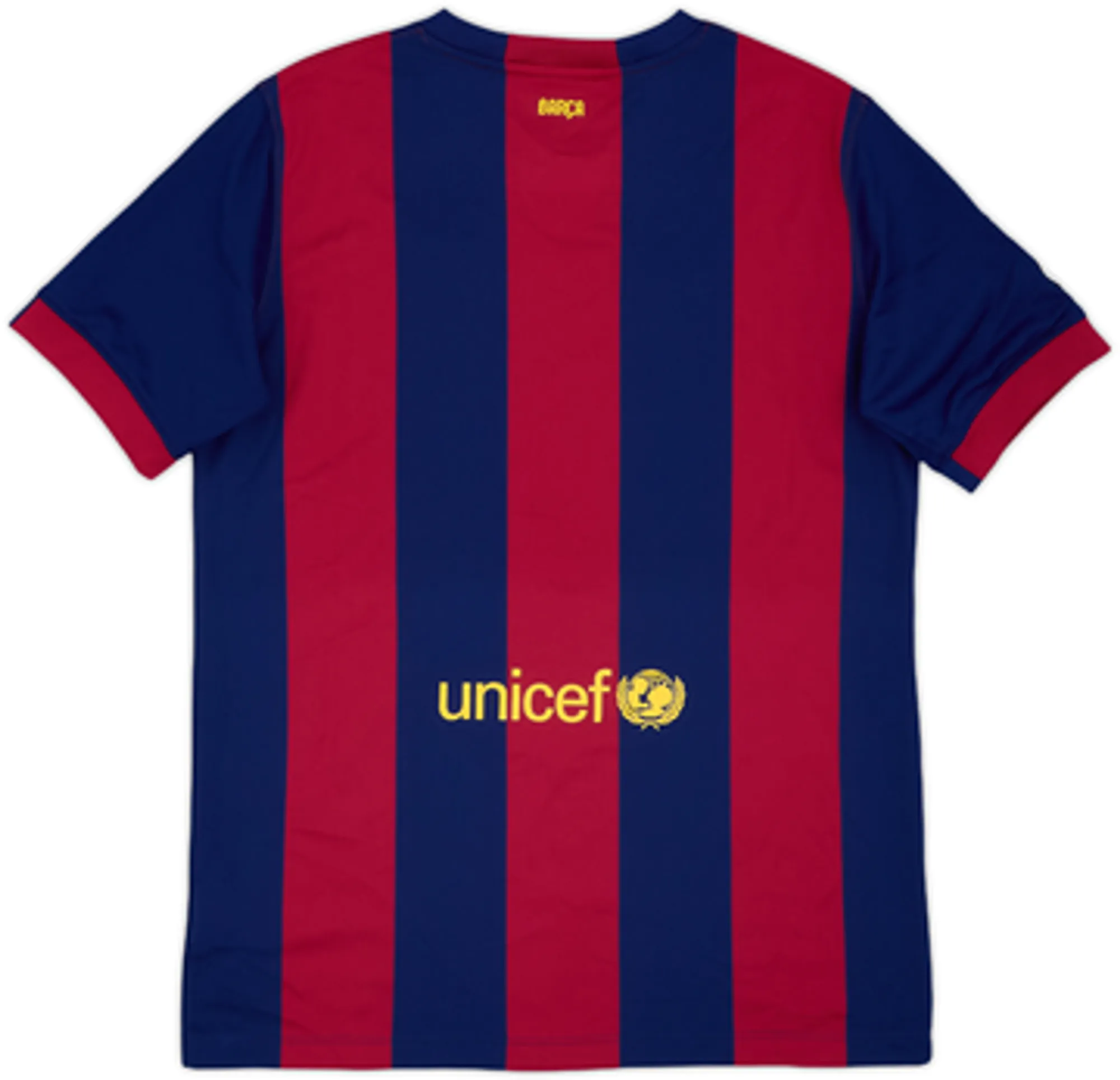 Nike Barcelona Boys SS Home Shirt 2014/15