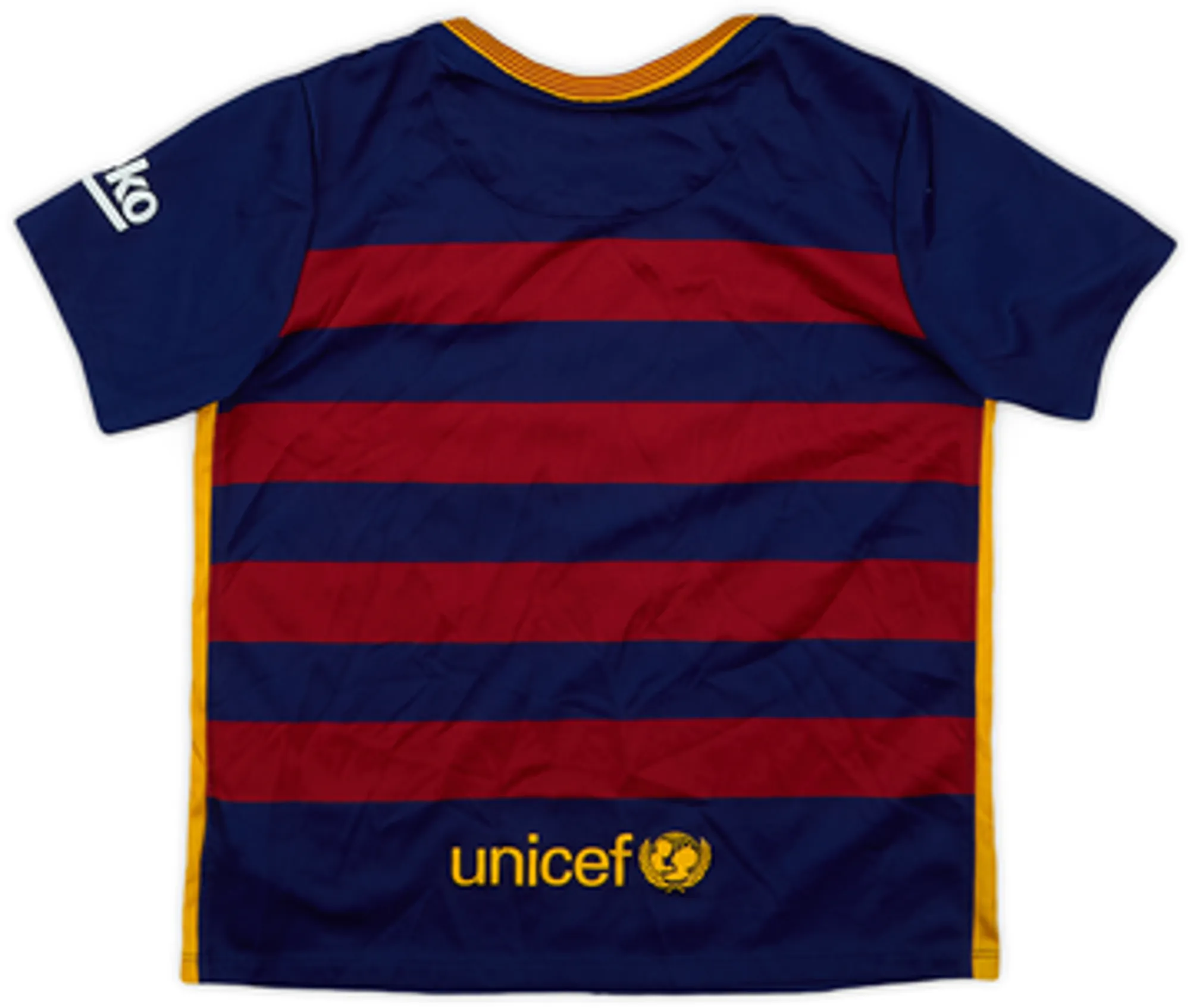 Nike Barcelona Boys SS Home Shirt 2015/16