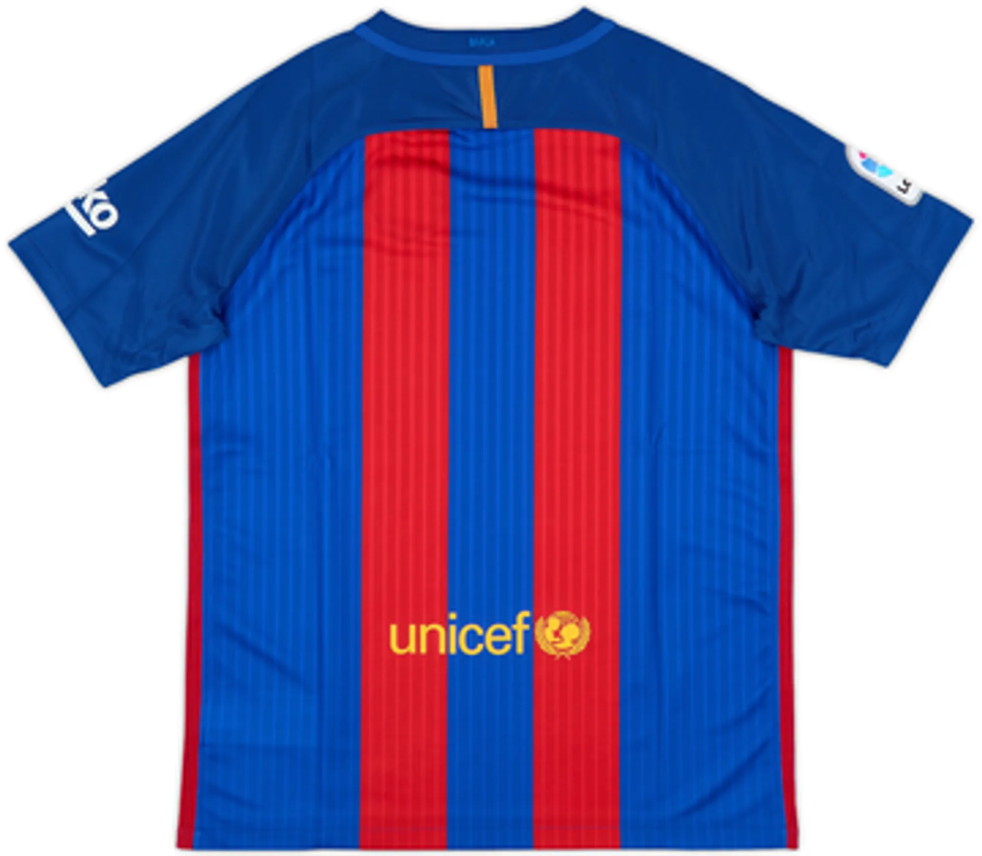 Nike Barcelona Boys SS Home Shirt 2016/17