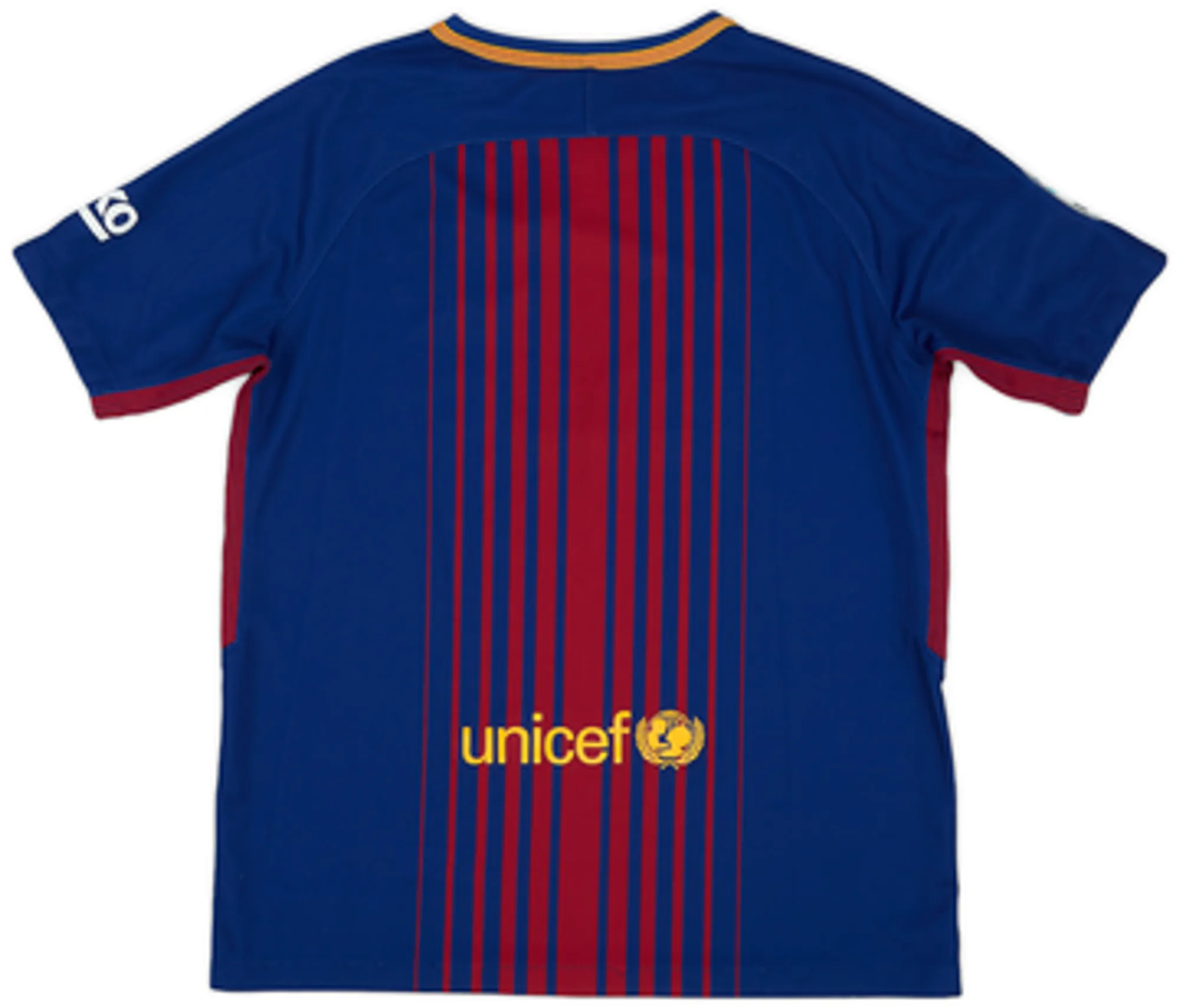Nike Barcelona Boys SS Home Shirt 2017/18