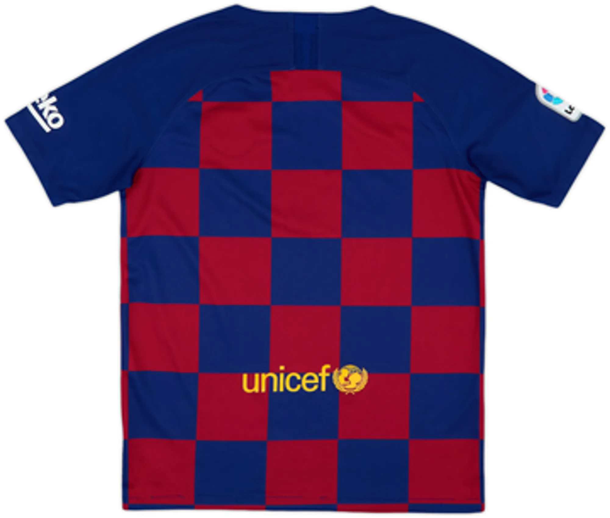 Nike Barcelona Boys SS Home Shirt 2019/20