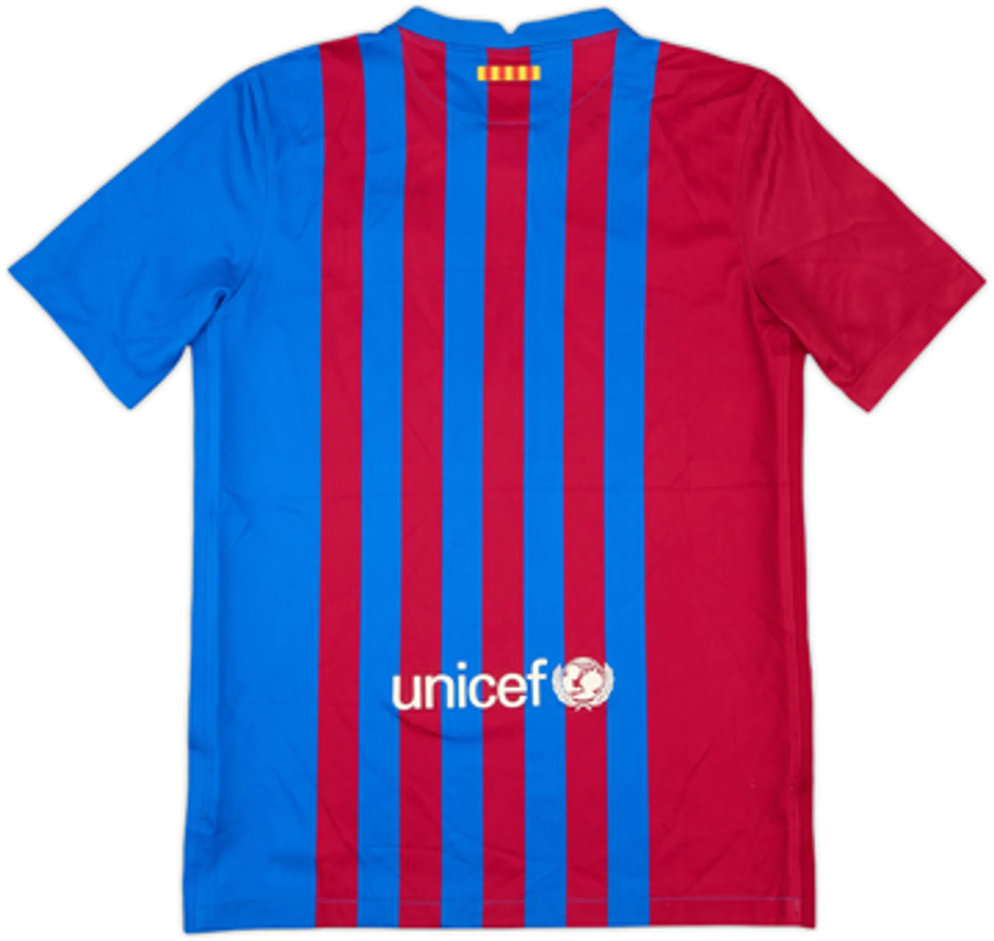 Nike Barcelona Boys SS Home Shirt 2021/22
