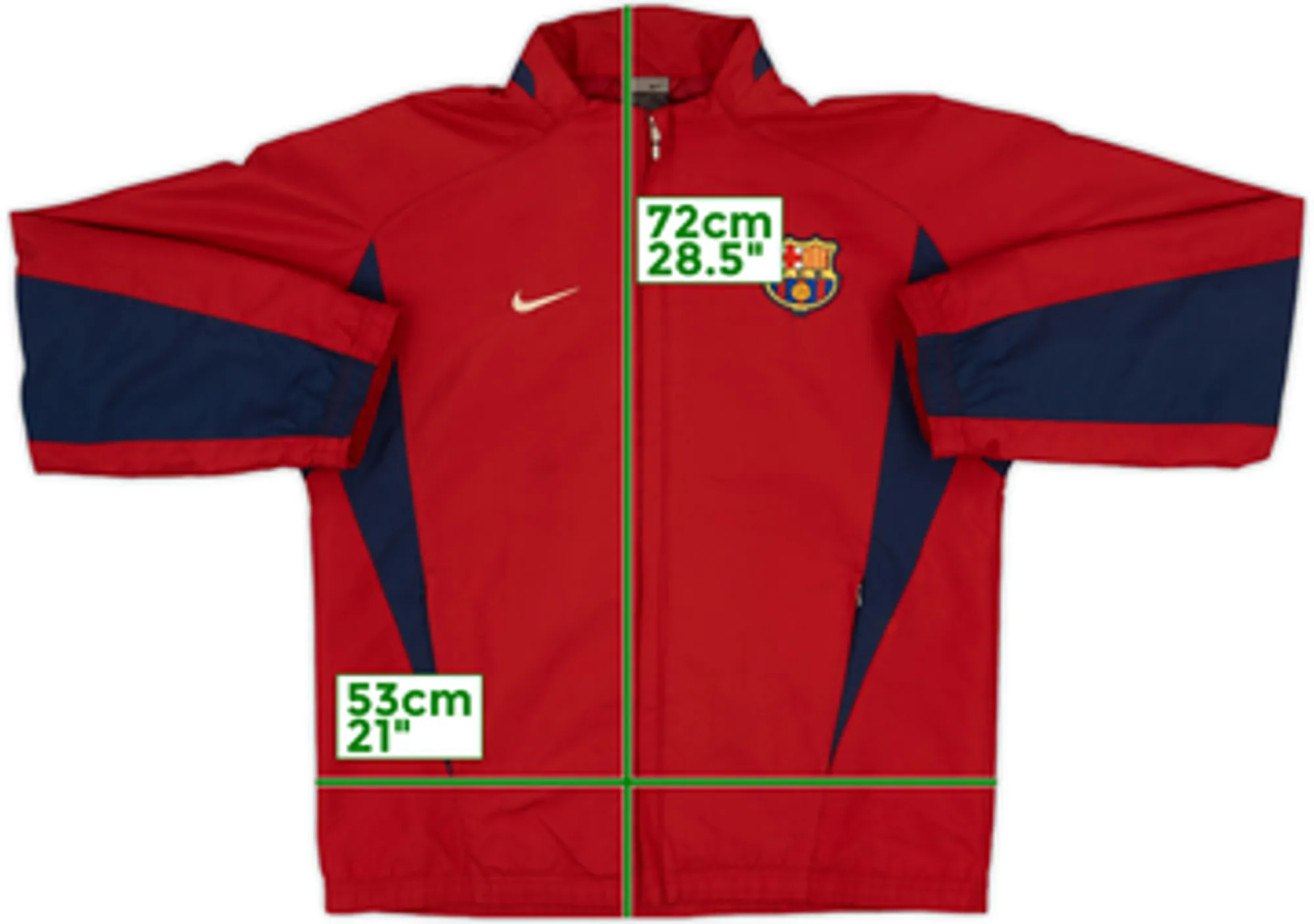 2003-04 Barcelona Nike Track Jacket - 5/10 - (XL.Boys)