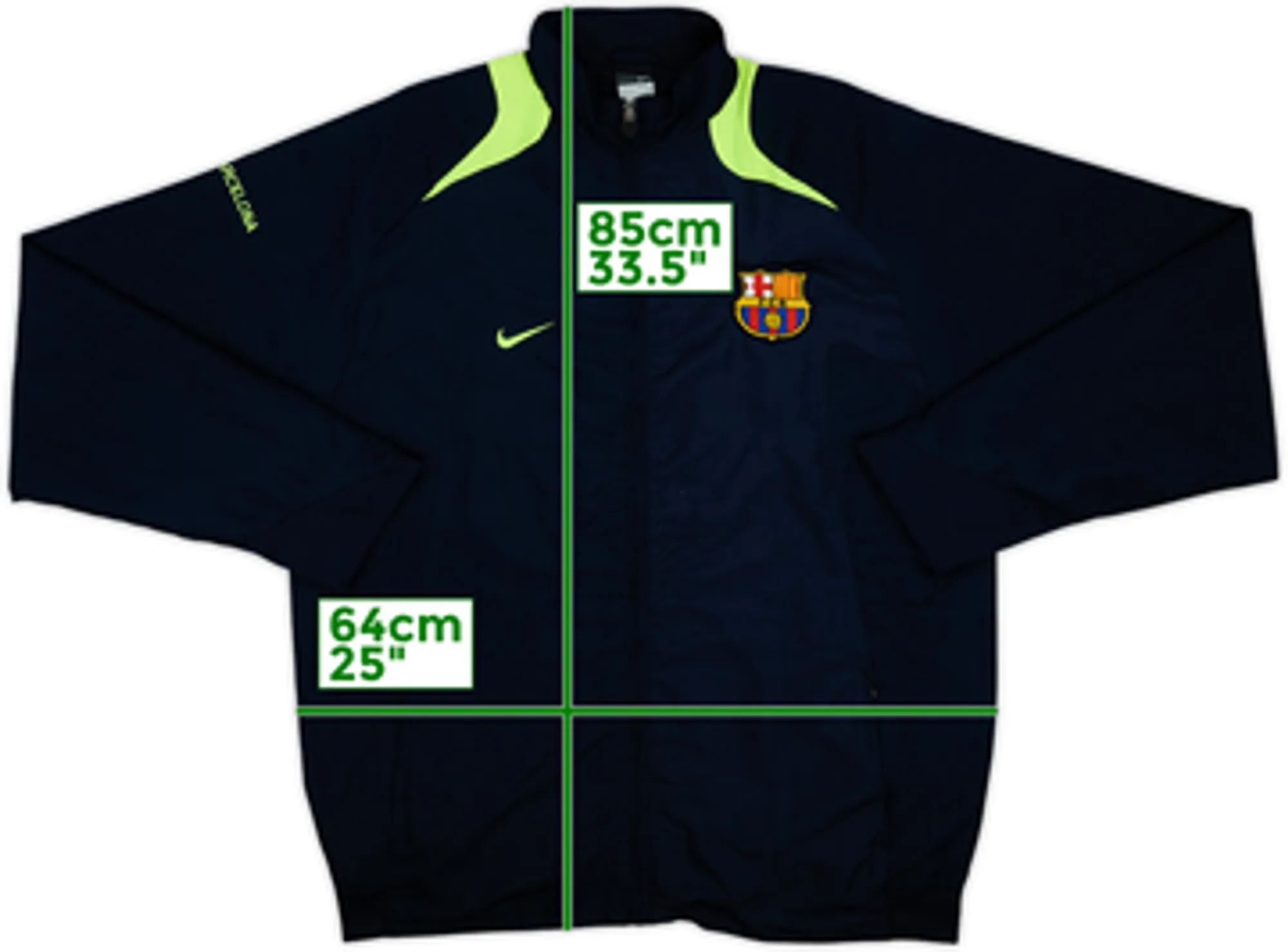 2005-06 Barcelona Nike Track Jacket - 5/10 - (XL)