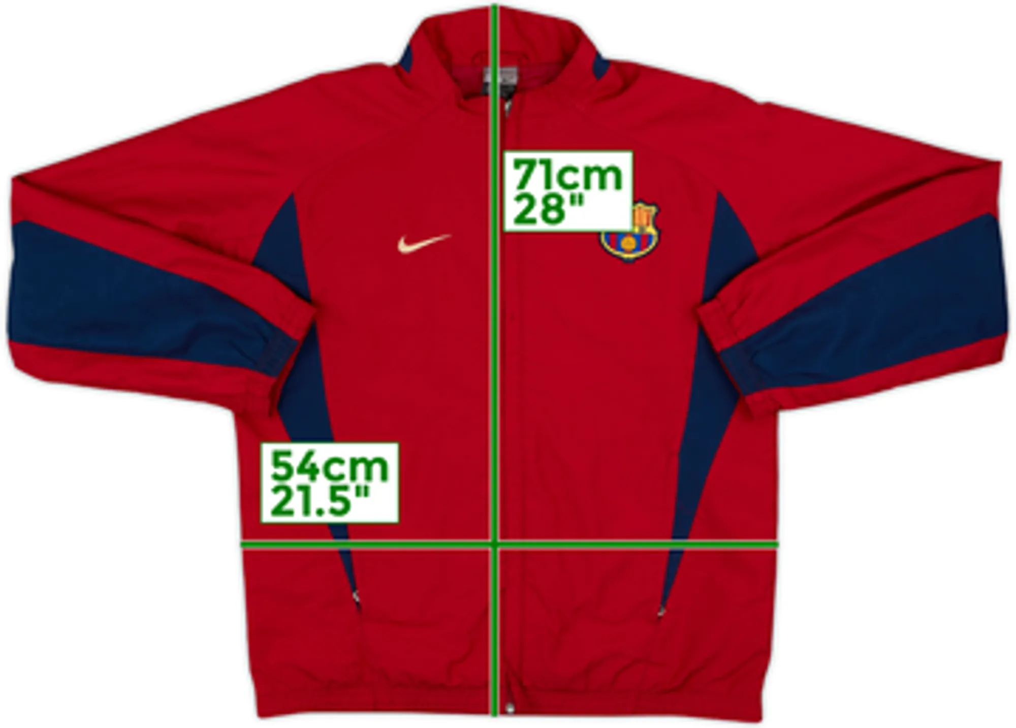 2003-04 Barcelona Nike Track Jacket - 7/10 - (S)