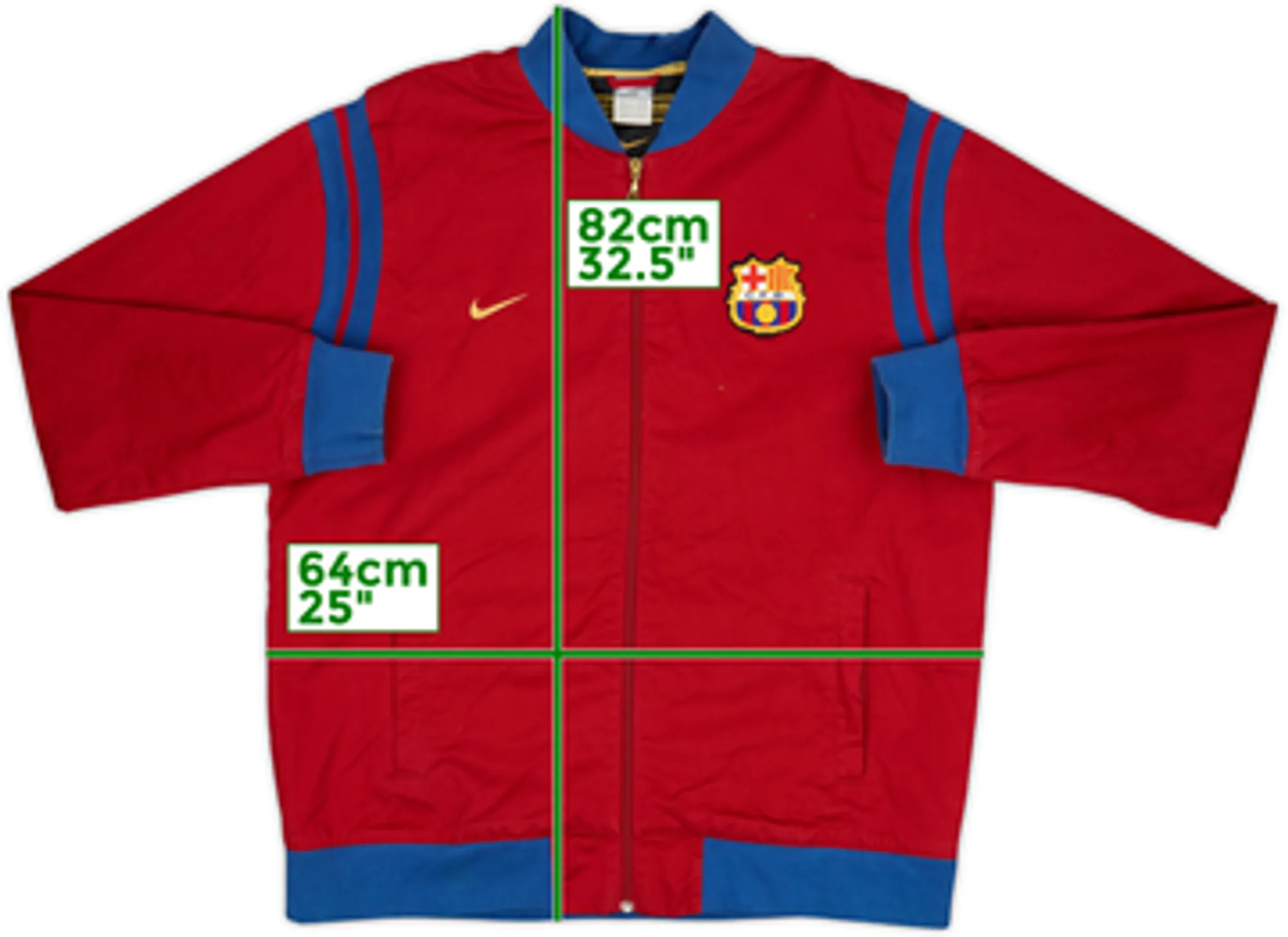 2007-08 Barcelona Nike Football Classics Bomber Jacket - 8/10 - (M)