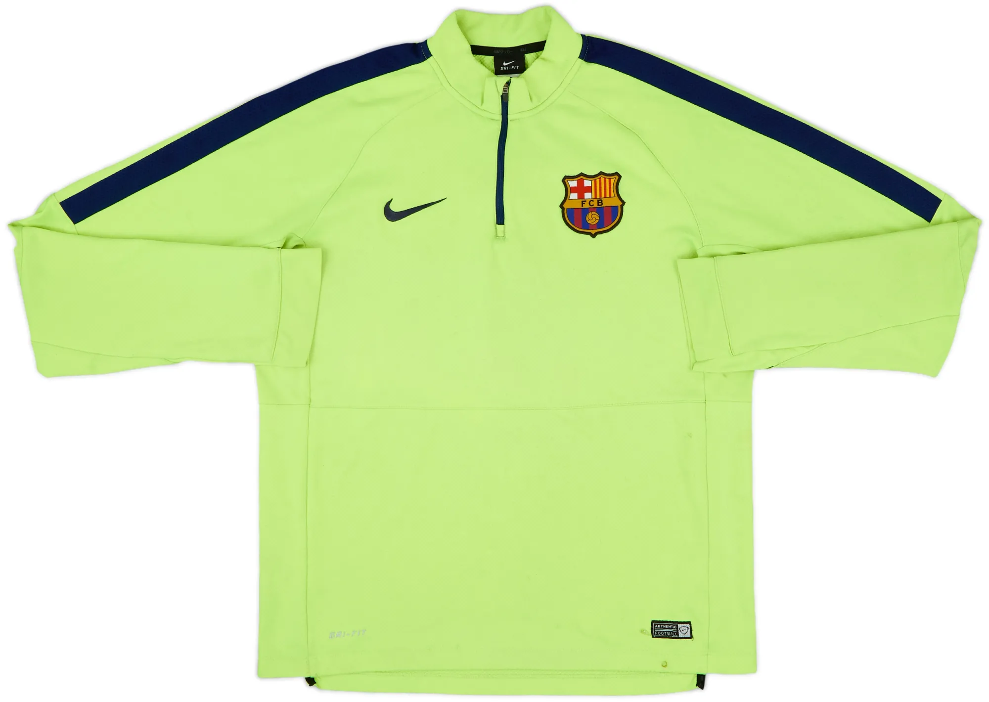 2014-15 Barcelona Nike 1/4 Zip Training Top - 6/10 - (L)