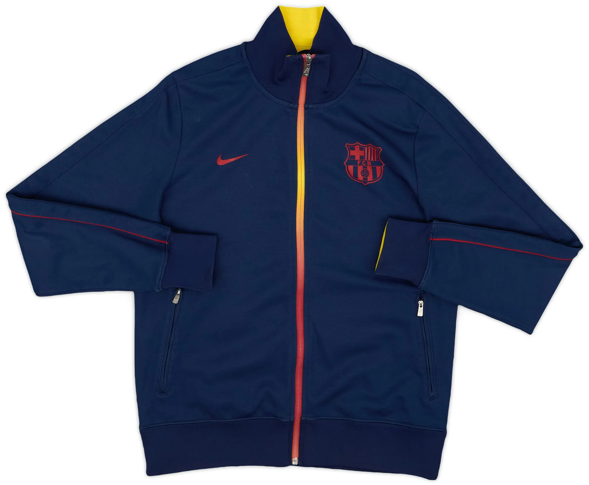 2013-14 Barcelona Nike N98 Track Jacket - 8/10 - (L)