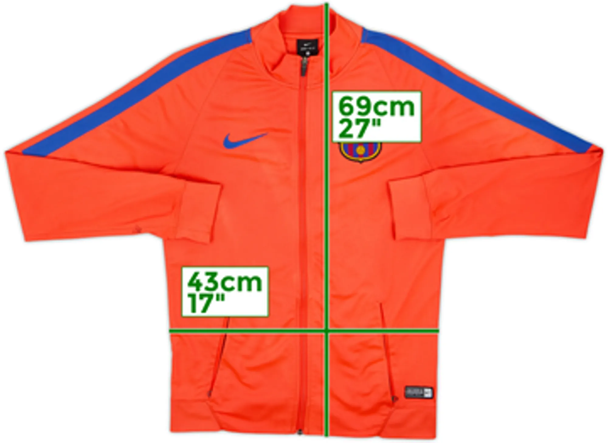 2014-15 Barcelona Nike Track Jacket - 6/10 - (S.Boys)