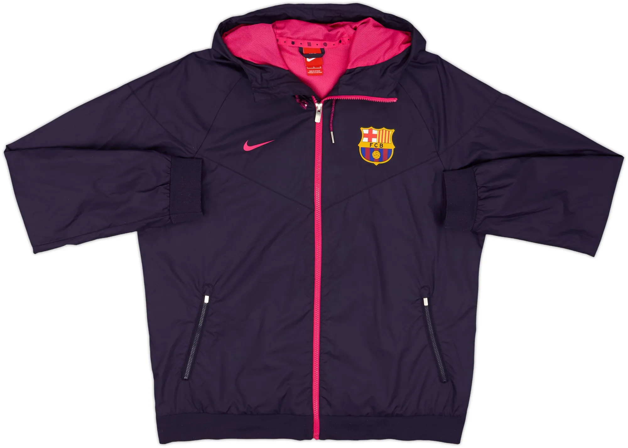 2016-17 Barcelona Nike Hooded Track Jacket - 6/10 - (L)