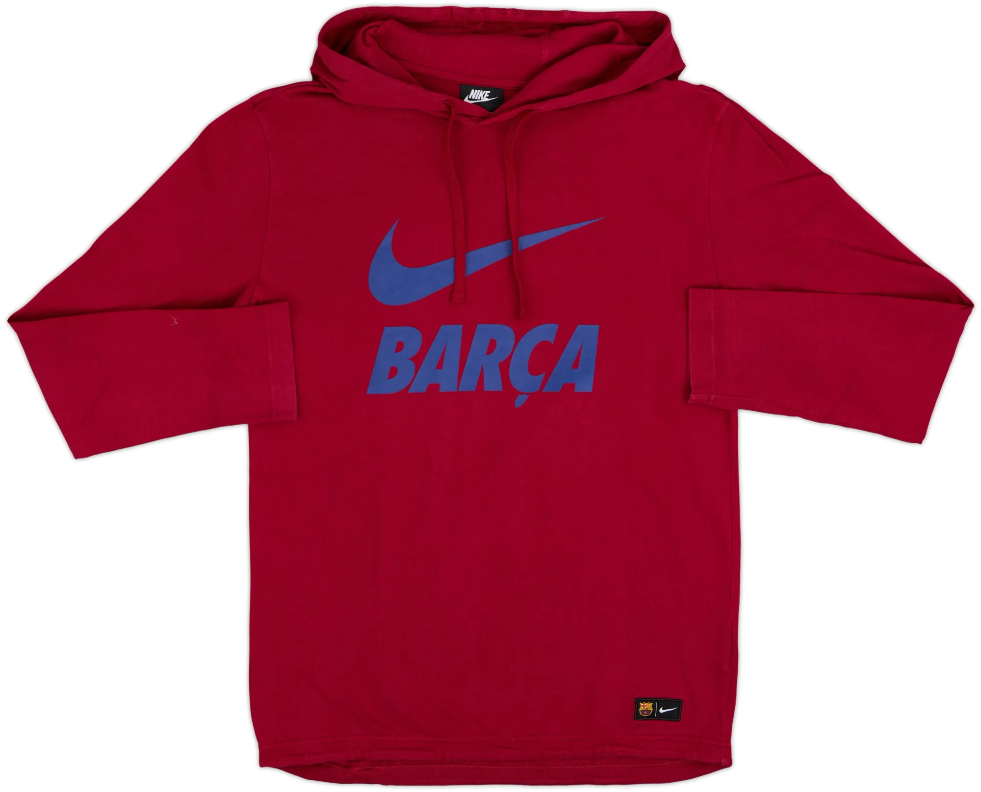 2018-19 Barcelona Nike Hooded Sweat Top - 7/10 - (M)