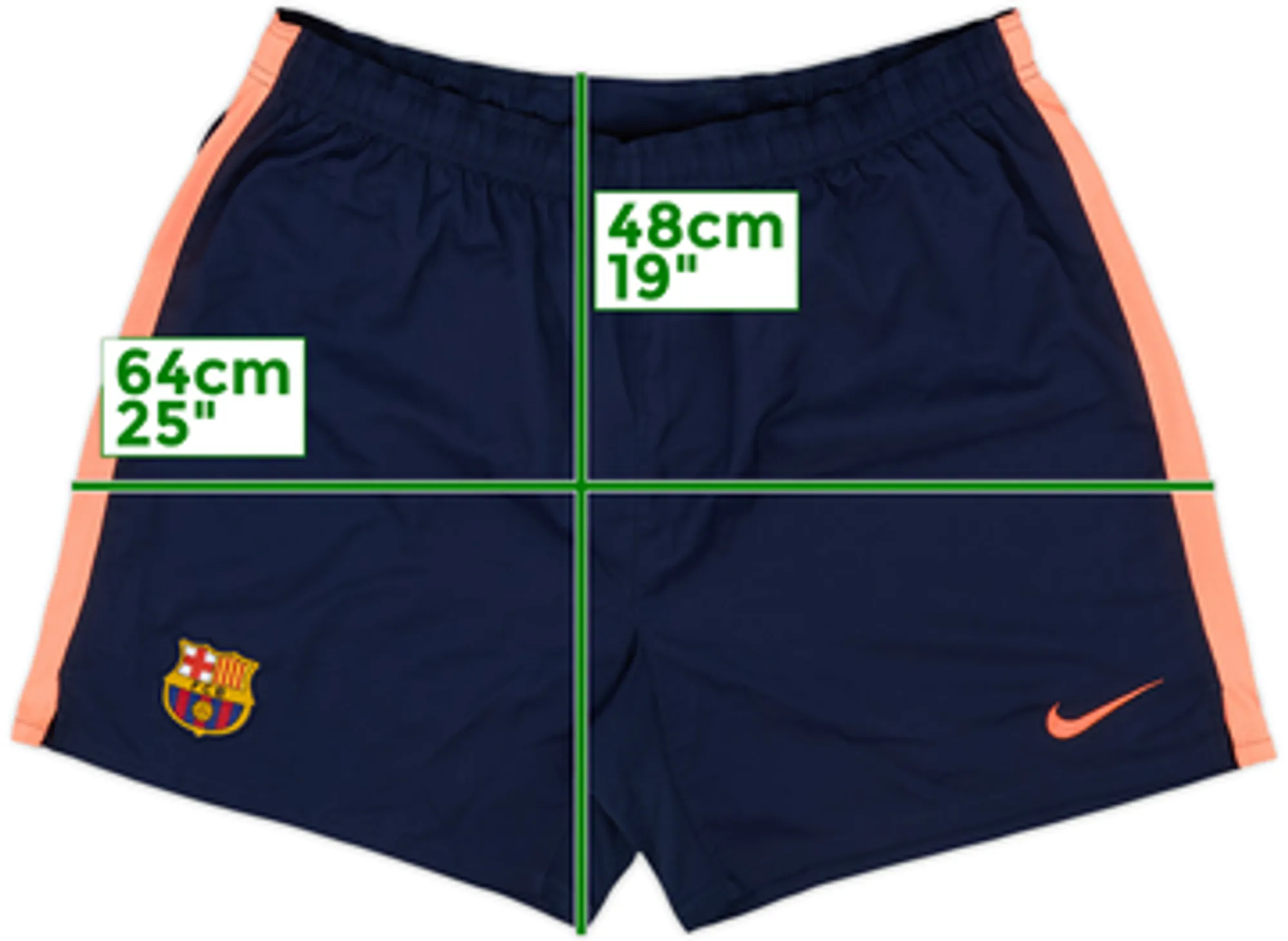 Nike Barcelona Mens Away Shorts 2009/10