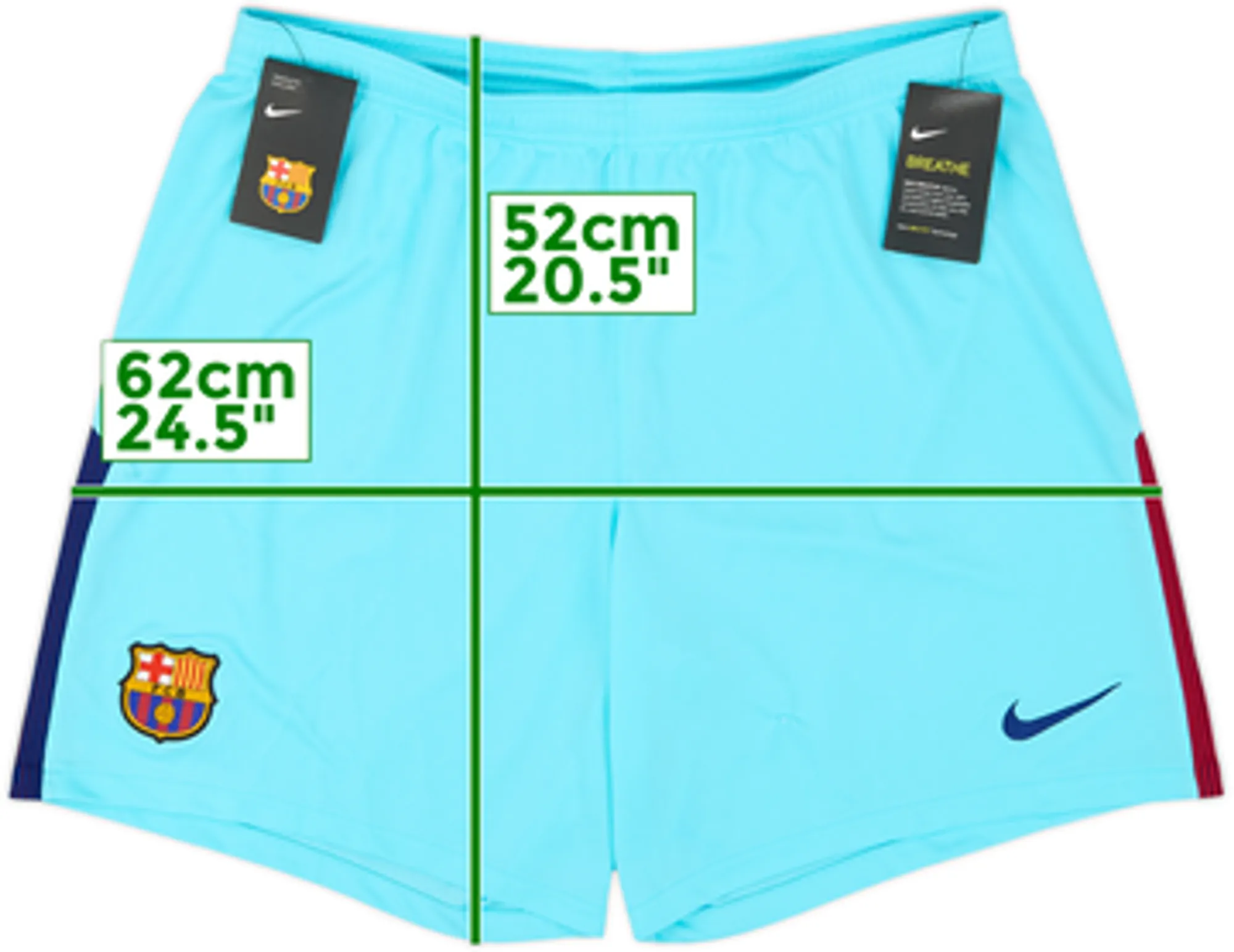 Nike Barcelona Mens Away Shorts 2017/18