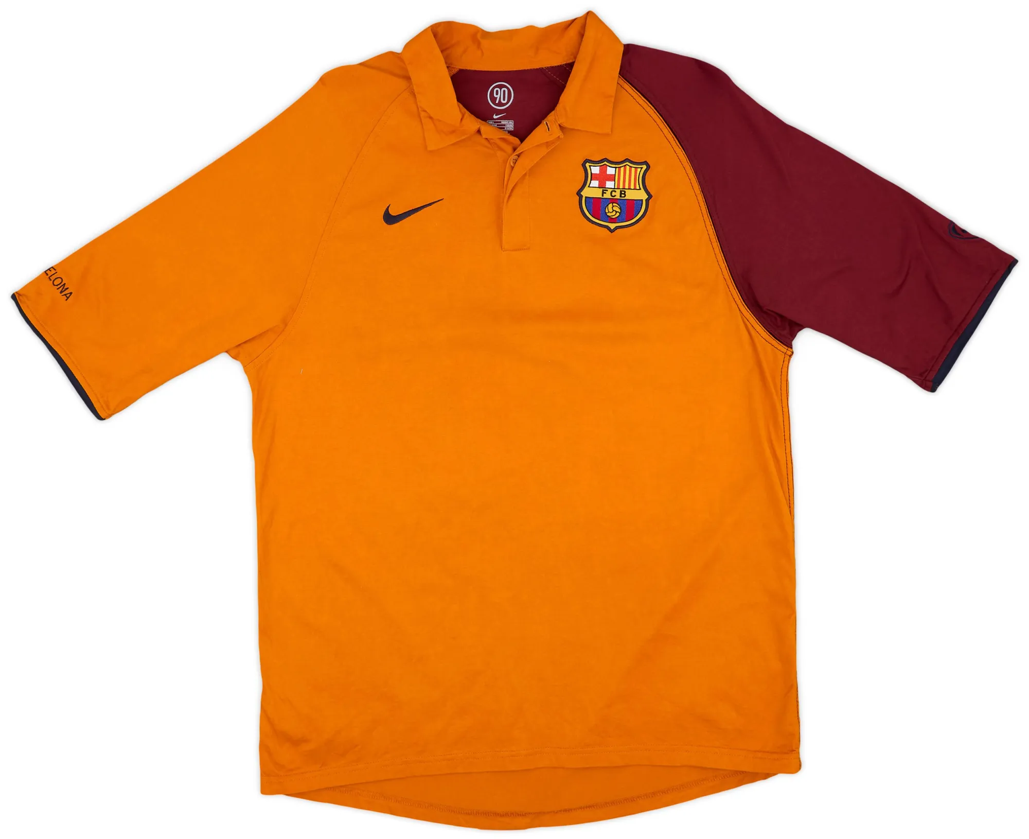 Nike Barcelona Mens SS Home Shirt 2004/05
