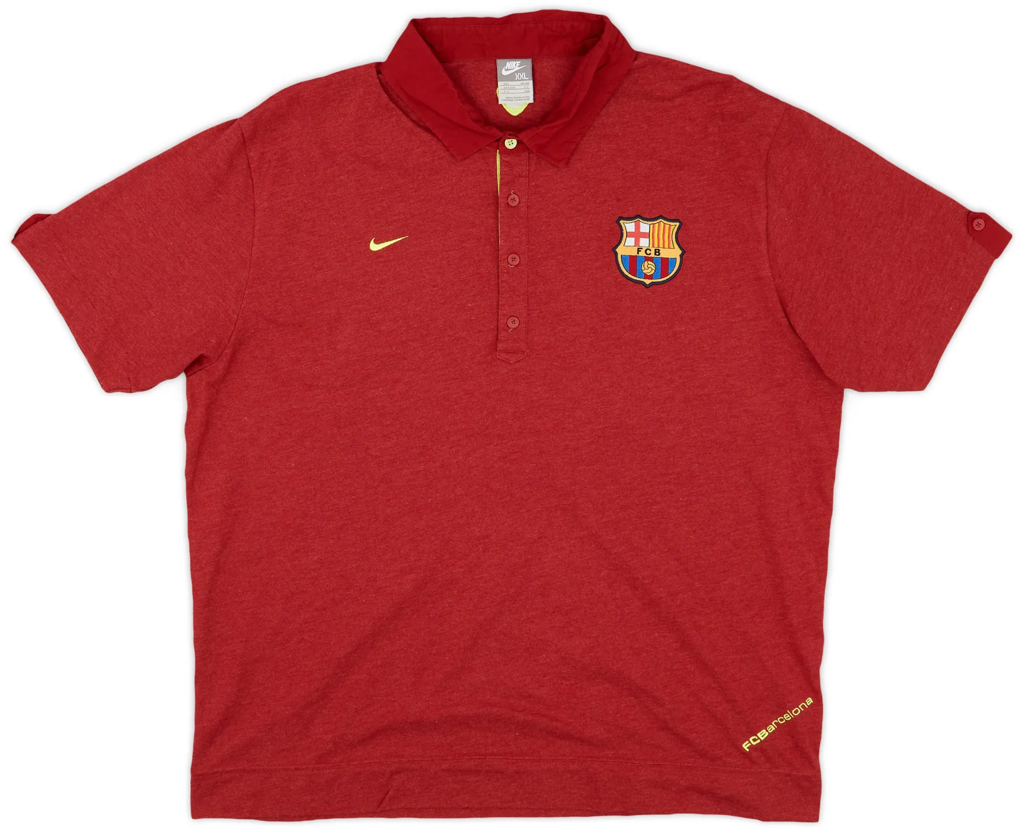 2007-08 Barcelona Nike Training Polo - 9/10 - (XXL)