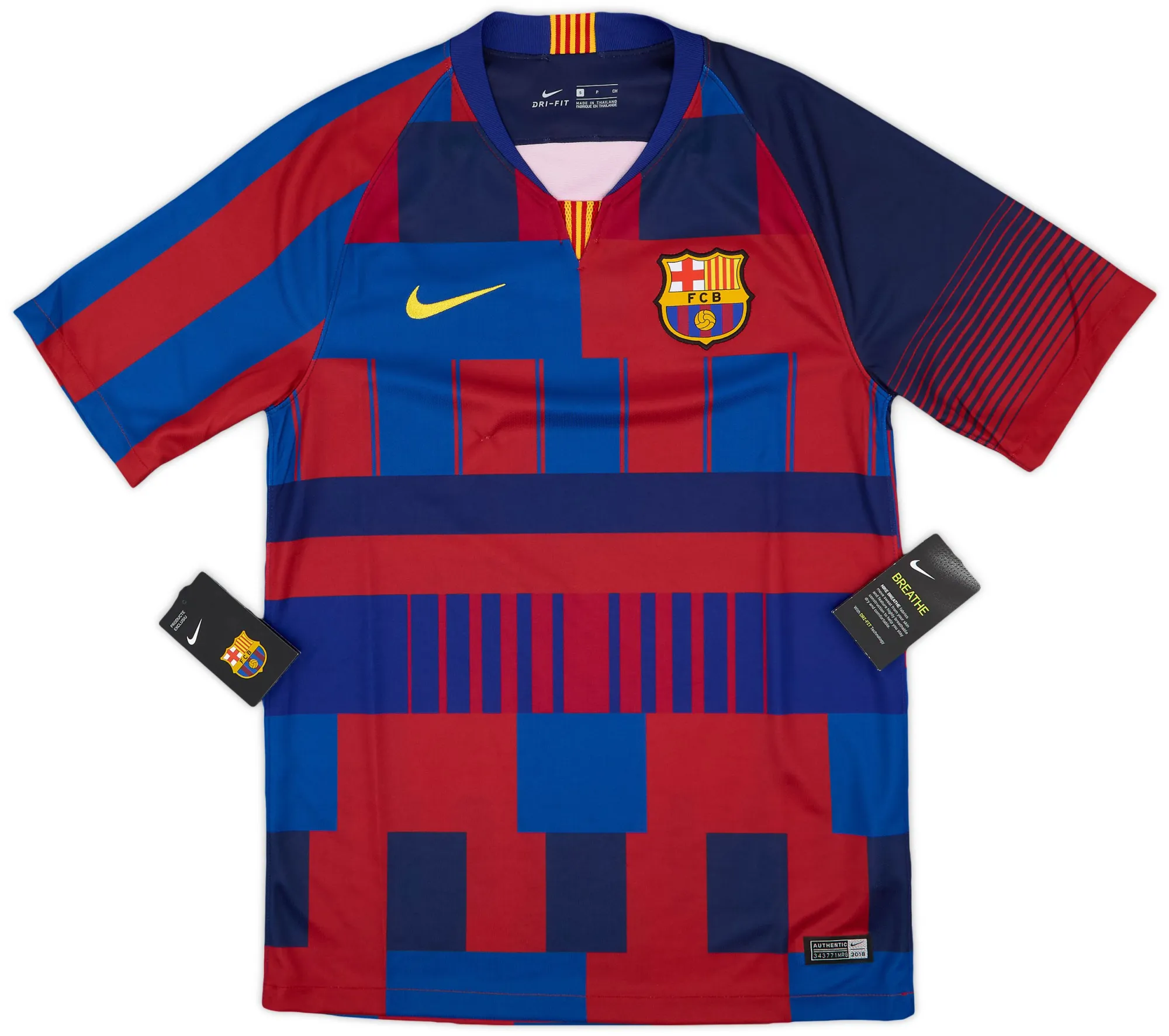 Nike Barcelona Mens SS Home Shirt 2018/19