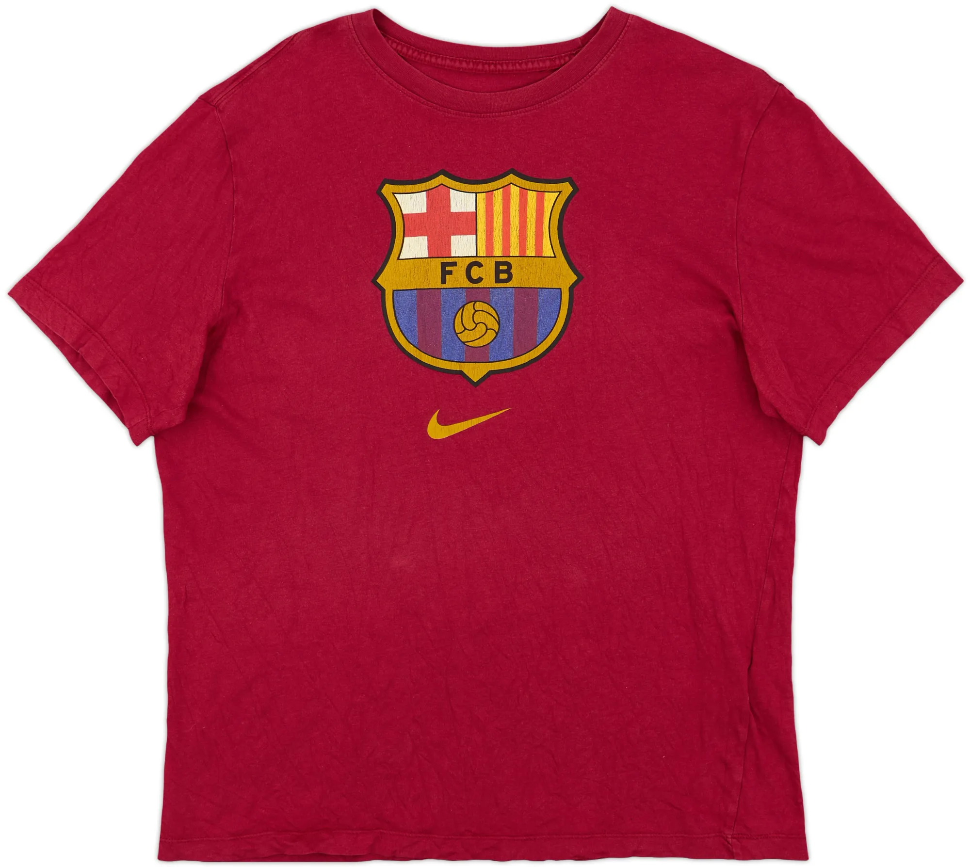 2019-20 Barcelona Nike Cotton Tee - 7/10 - (L)