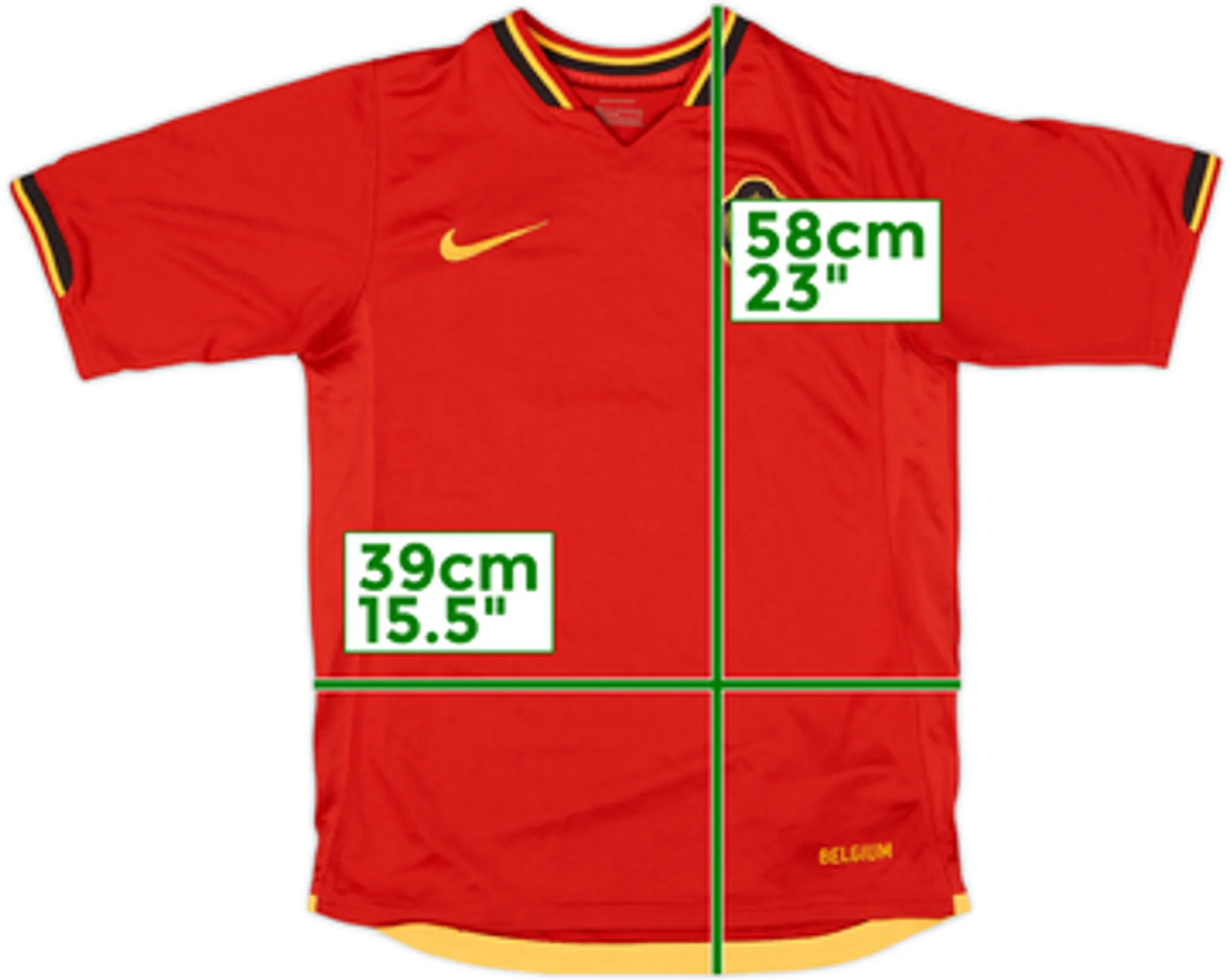 Nike Belgium Boys SS Home Shirt 2006