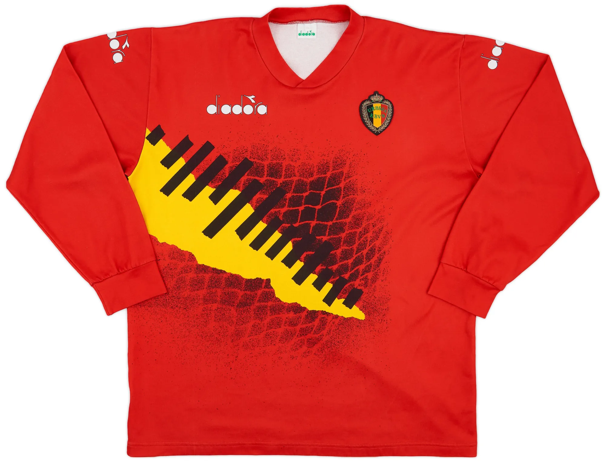 Diadora Belgium Mens LS Away Shirt 1992