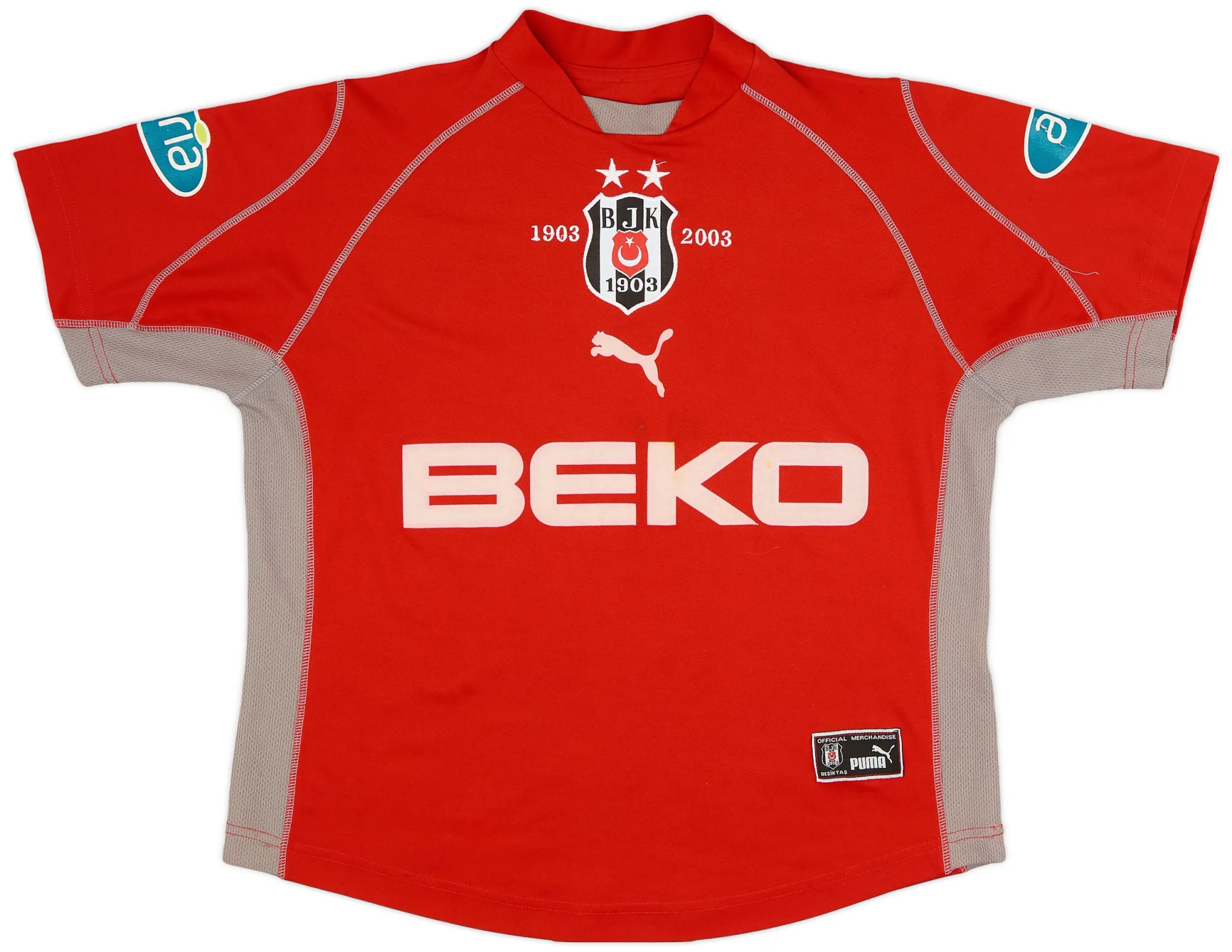 Puma Besiktas Mens SS Third Shirt 2002/03