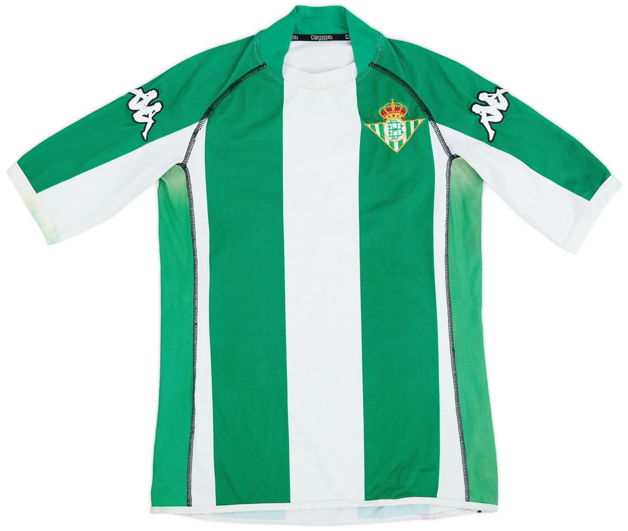 Kappa Real Betis Mens SS Home Shirt 2002/03