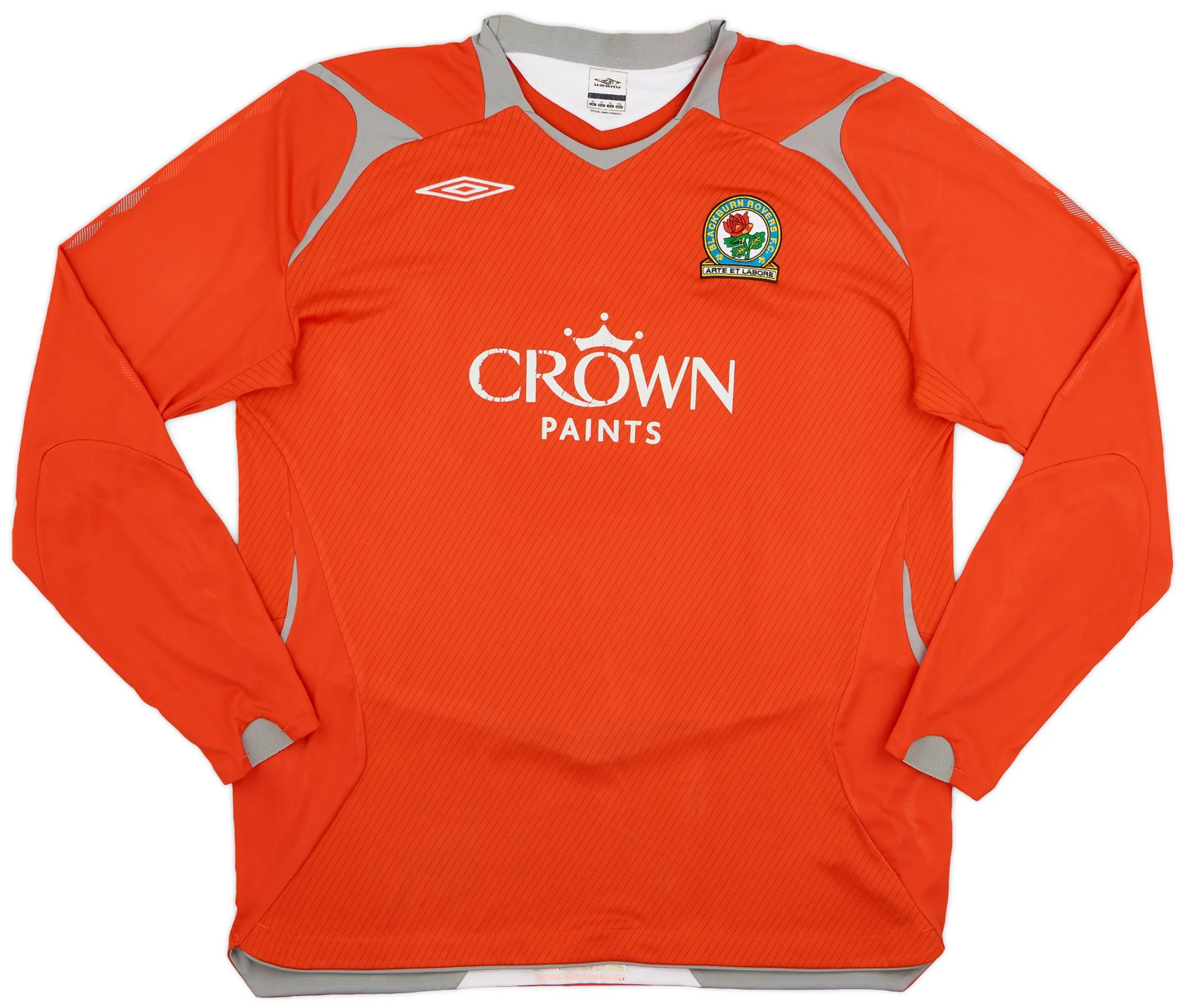 Umbro Blackburn Rovers Mens LS Goalkeeper Home Shirt 2008/09