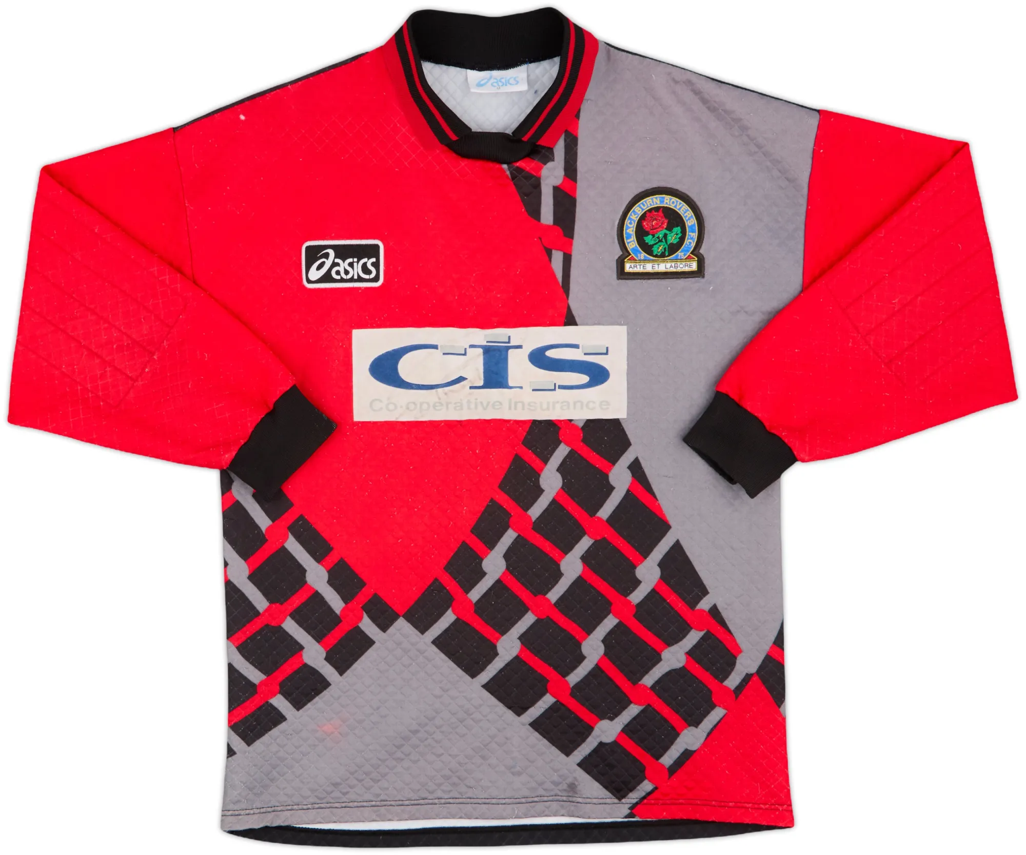 Asics Blackburn Rovers Mens LS Goalkeeper Home Shirt 1996/97