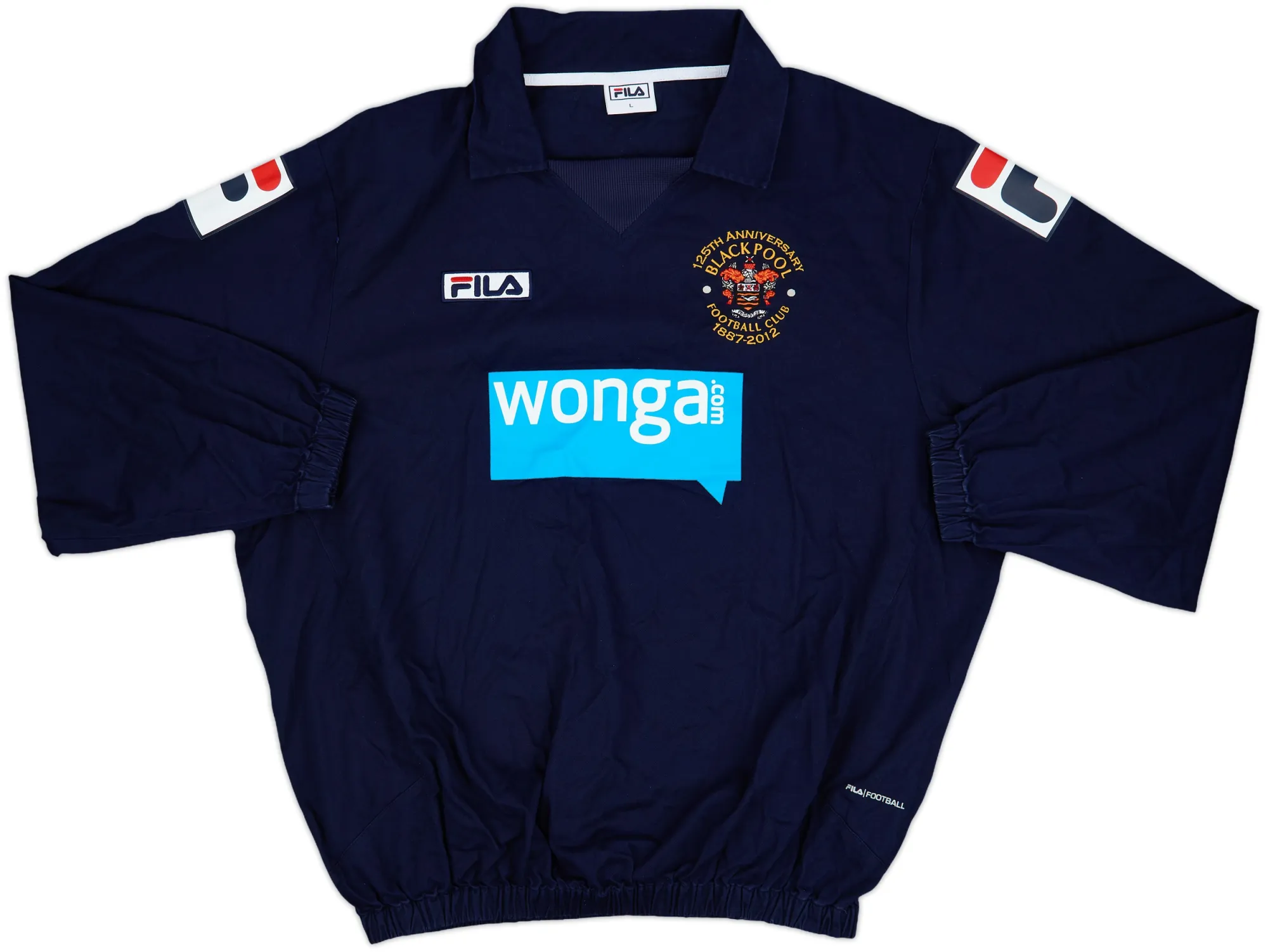 Fila Blackpool Mens SS Home Shirt 2011/13