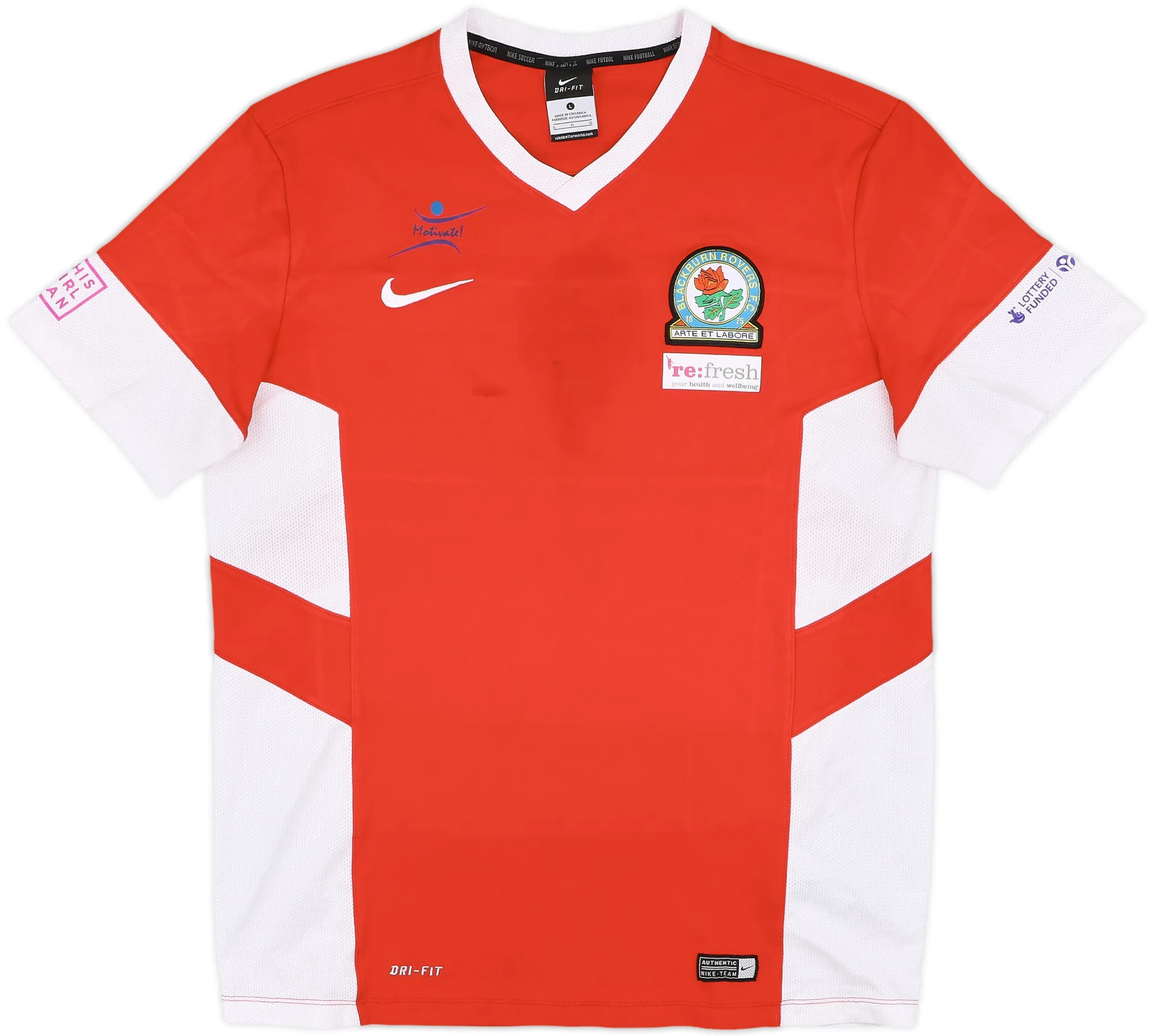 Nike Blackburn Rovers Mens SS Home Shirt 2014/15