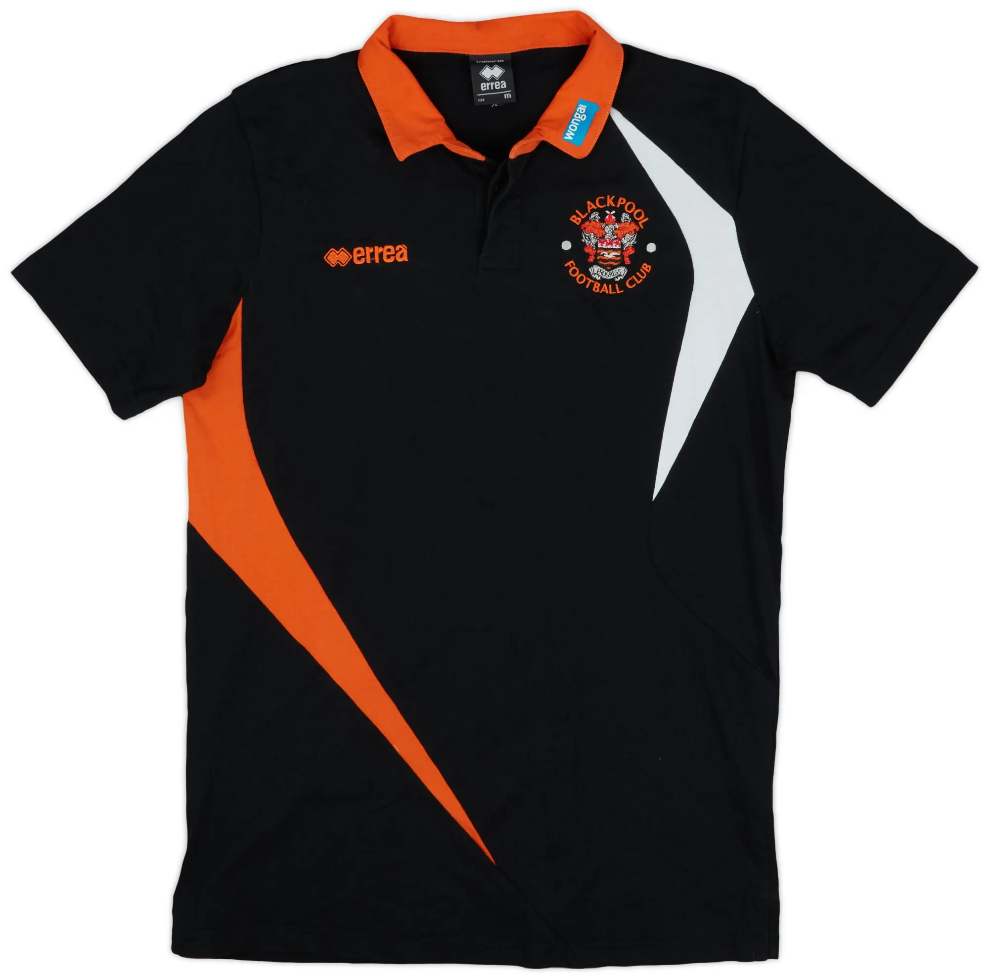 Errea Blackpool Mens SS Home Shirt 2014/15