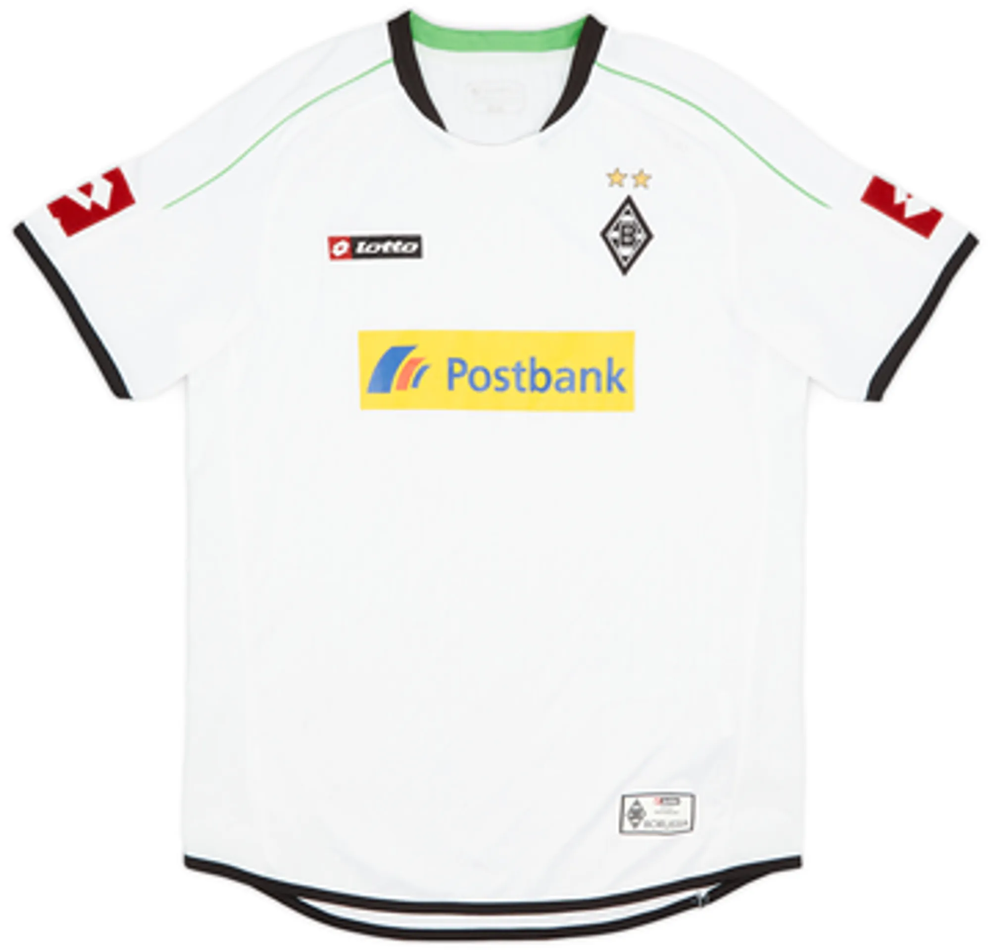 Lotto Borussia Monchengladbach Boys SS Home Shirt 2012/13