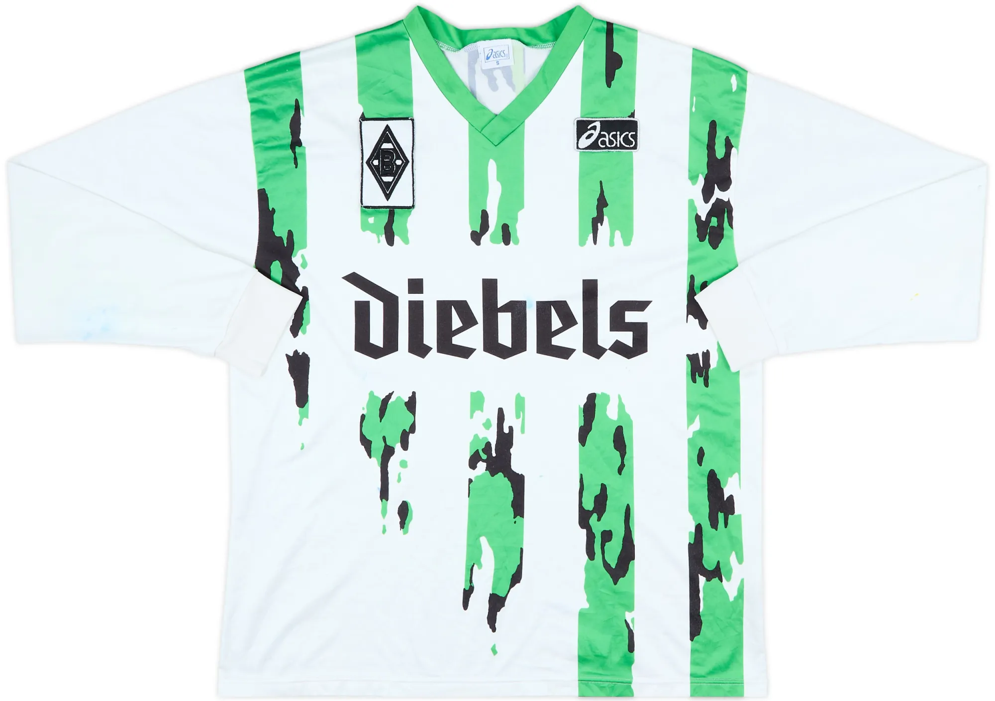 Asics Borussia Monchengladbach Mens LS Home Shirt 1994/95