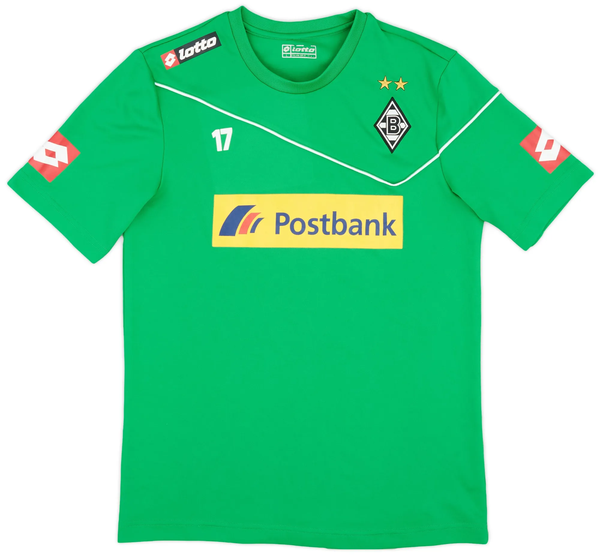 Lotto Borussia Monchengladbach Mens SS Player Issue Home Shirt 2012/13