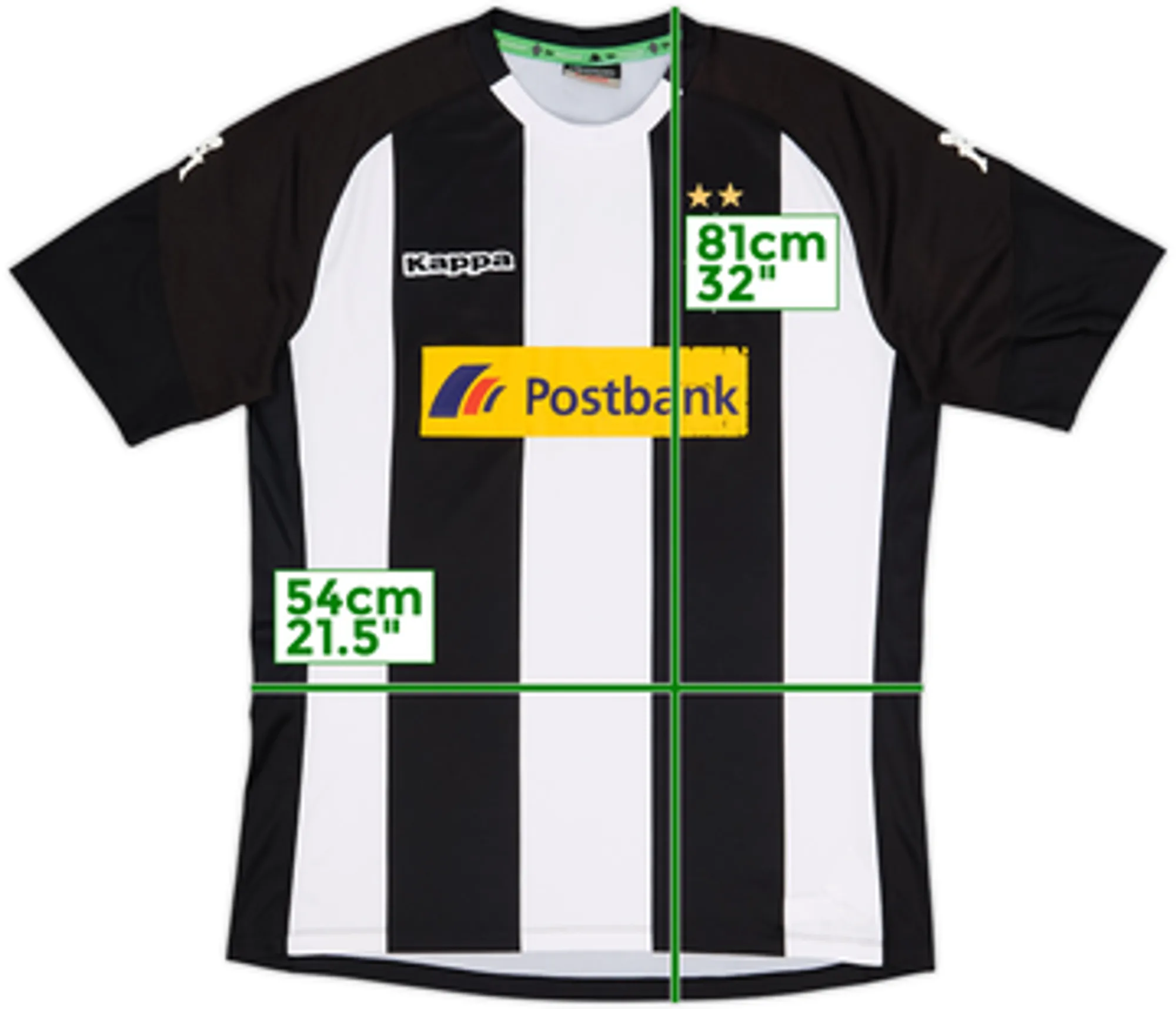 Kappa Borussia Monchengladbach Mens SS Third Shirt 2017/18